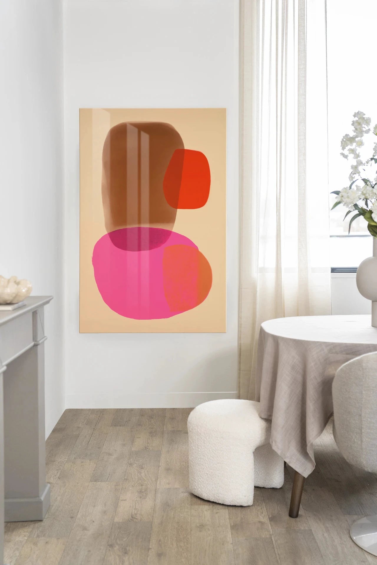 Soft Collusion - Moderne Wanddecoratie | Artprint, Glass Art, Wandkleed by Urban Cotton