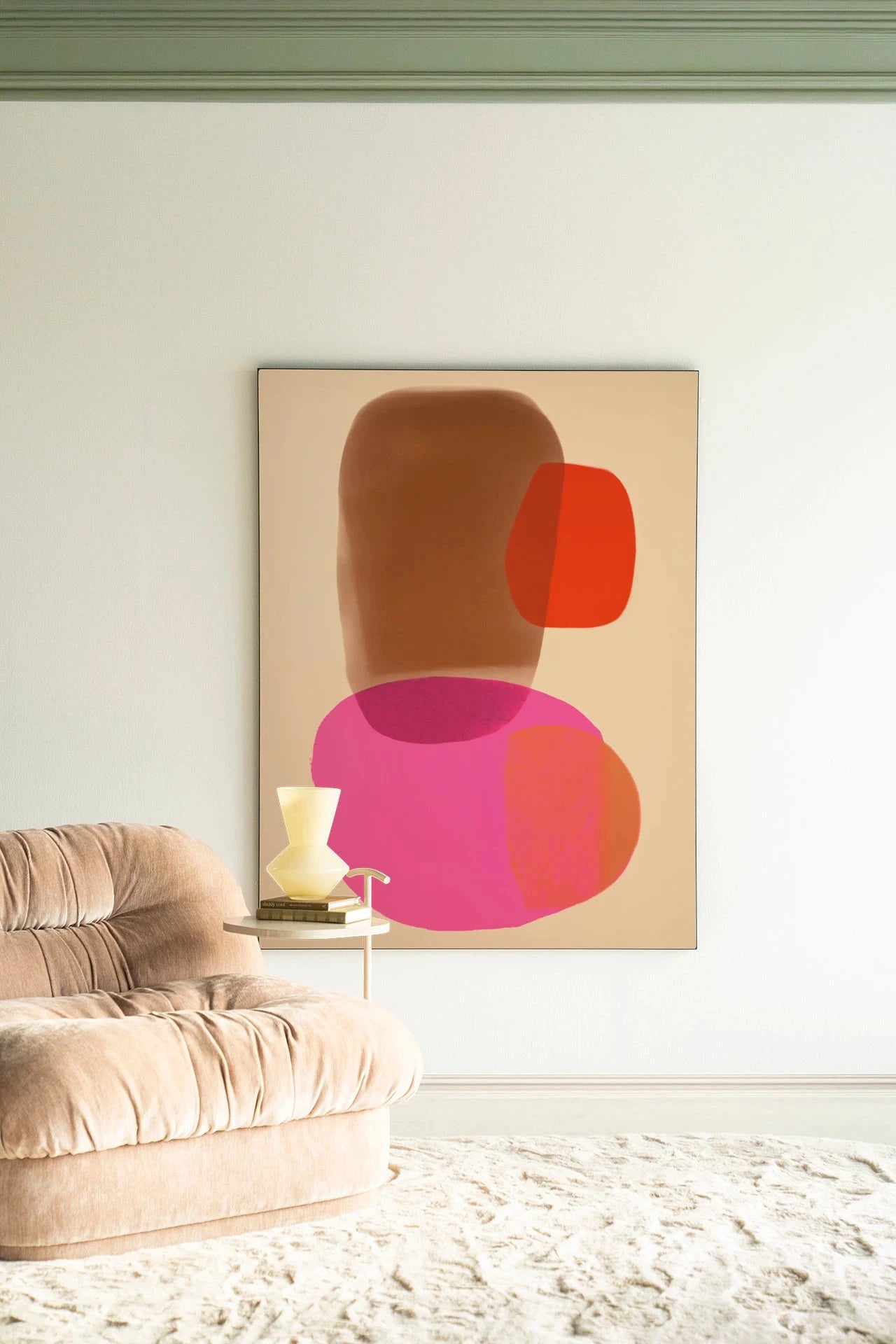 Soft Collusion - Moderne Wanddecoratie | Artprint, Glass Art, Wandkleed by Urban Cotton