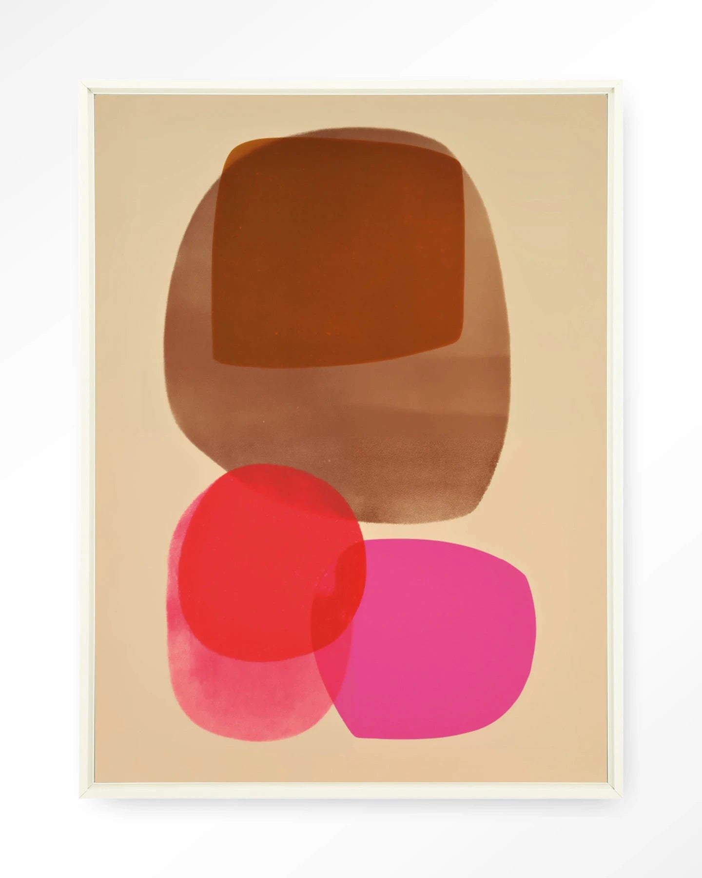 Warm Haze - Moderne Wanddecoratie | Artprint, Glass Art, Wandkleed by Urban Cotton