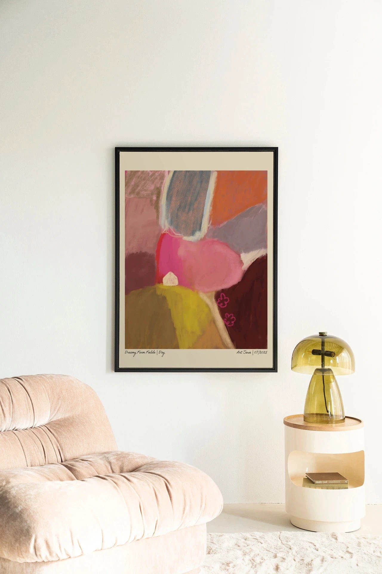 Dreamy Farmfield By Day - Moderne Wanddecoratie | Artprint, Glass Art, Wandkleed by Urban Cotton