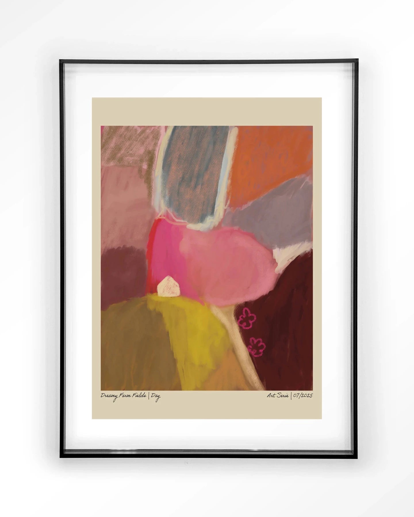 Dreamy Farmfield By Day - Moderne Wanddecoratie | Artprint, Glass Art, Wandkleed - depauwwonen