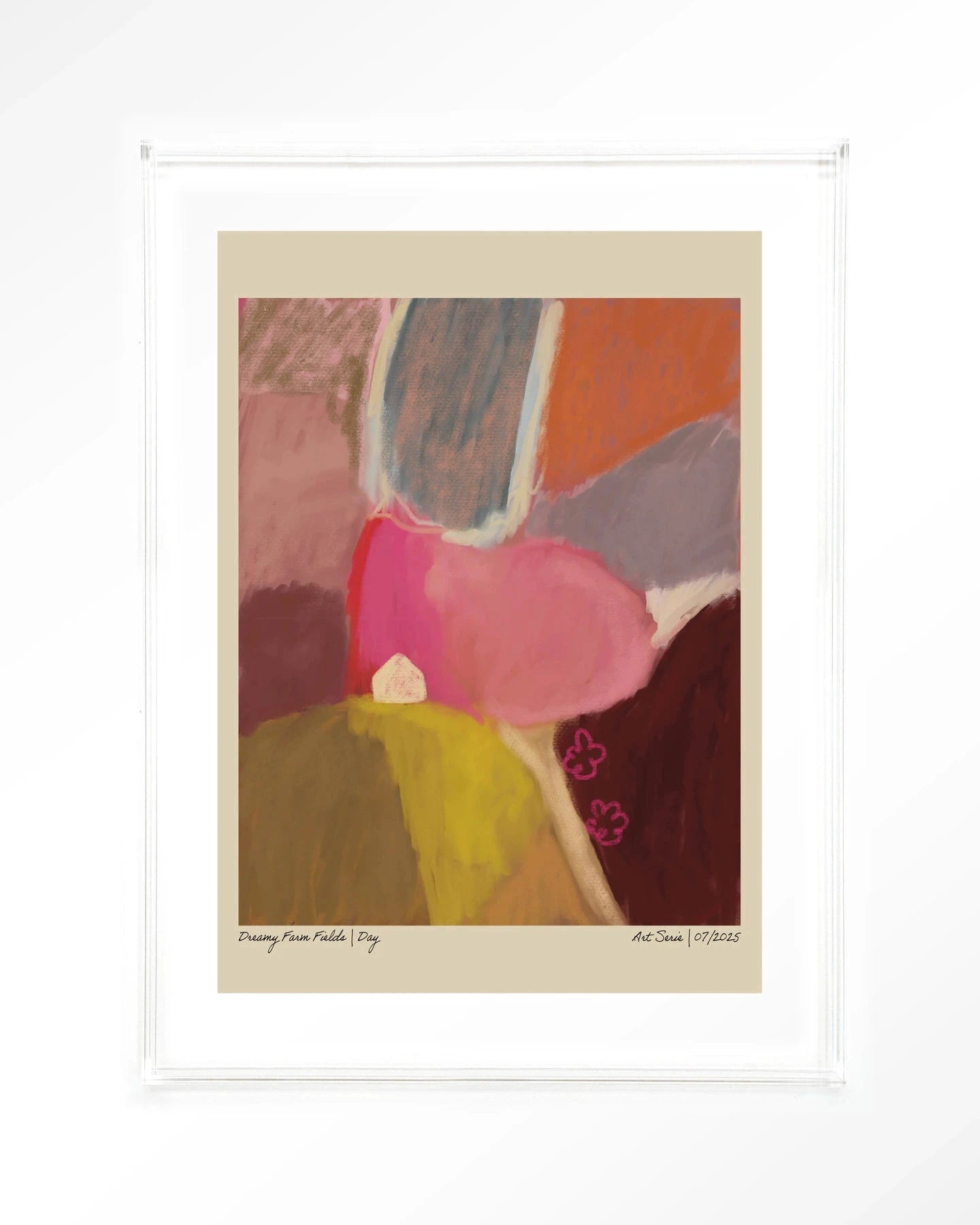 Dreamy Farmfield By Day - Moderne Wanddecoratie | Artprint, Glass Art, Wandkleed - depauwwonen