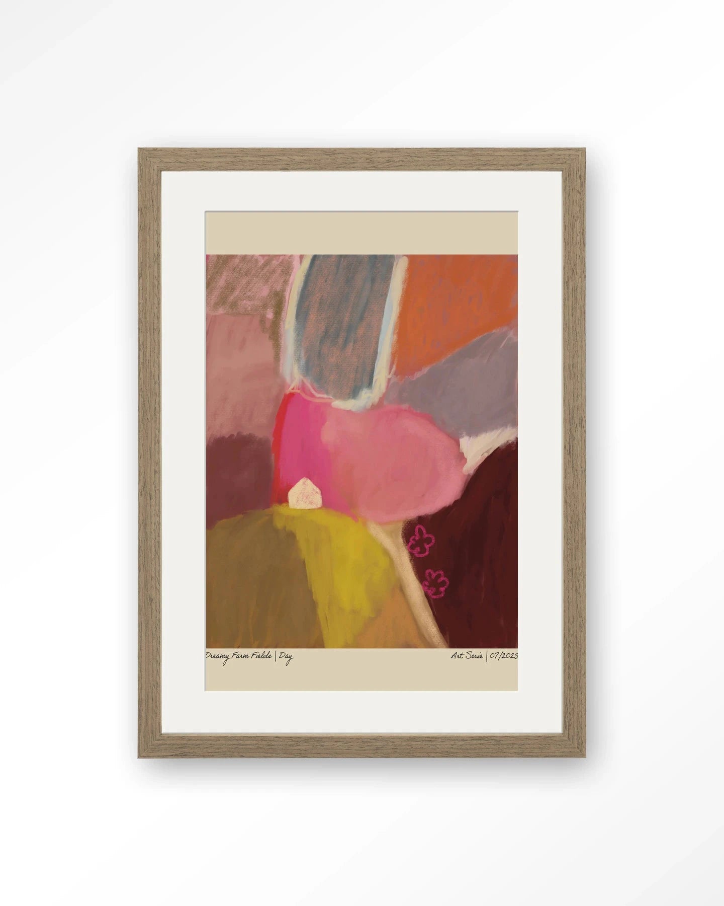Dreamy Farmfield By Day - Moderne Wanddecoratie | Artprint, Glass Art, Wandkleed - depauwwonen