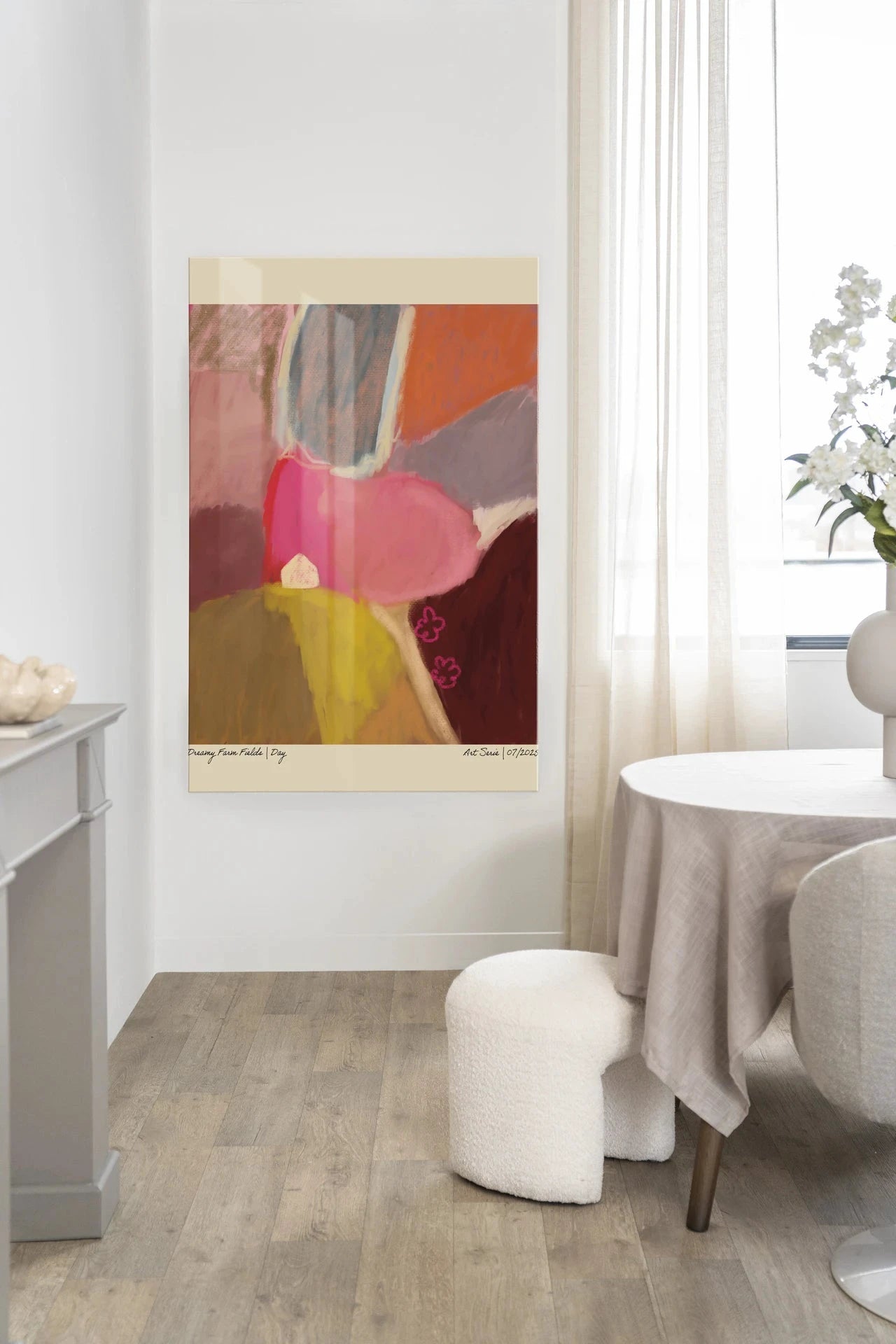 Dreamy Farmfield By Day - Moderne Wanddecoratie | Artprint, Glass Art, Wandkleed by Urban Cotton