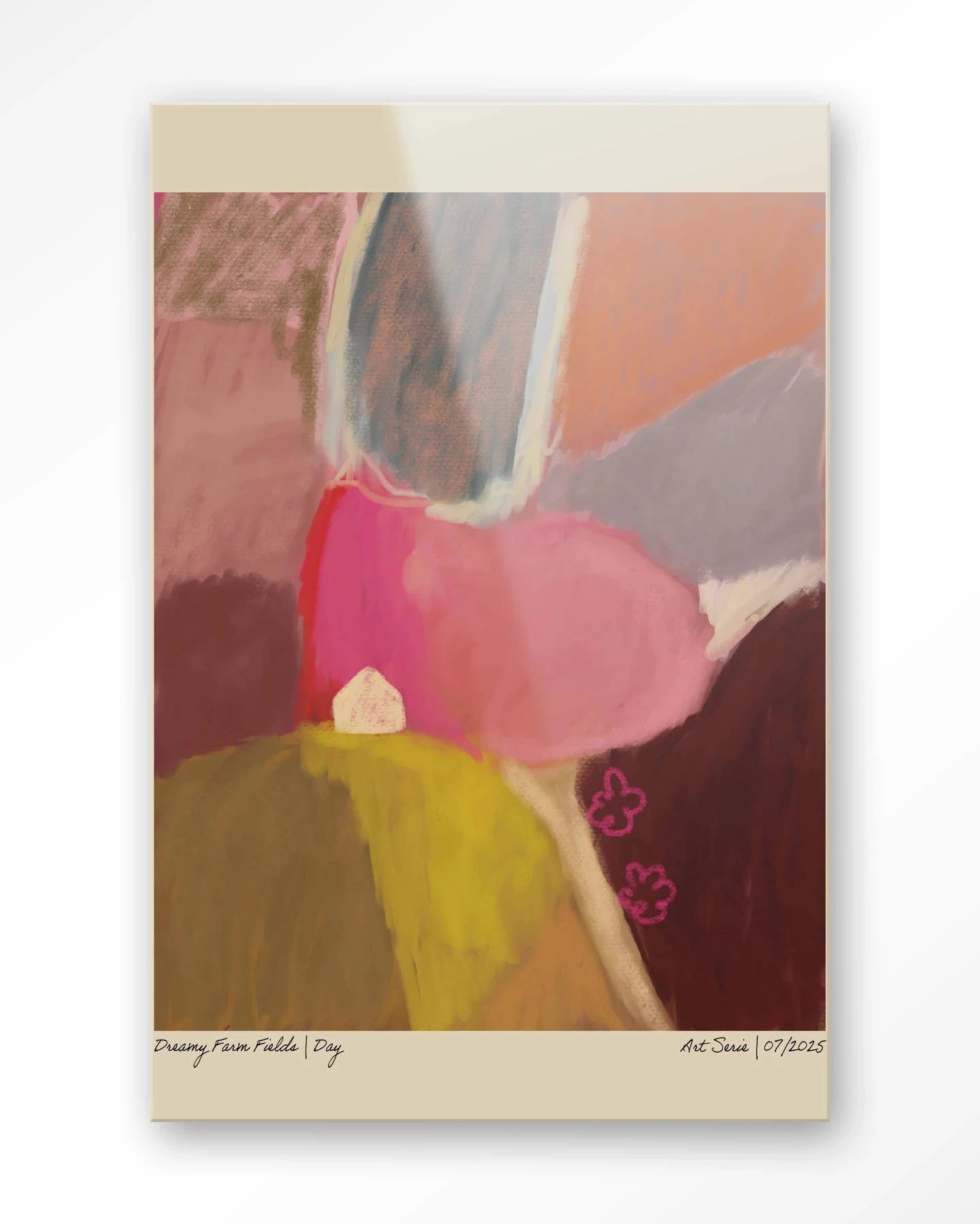 Dreamy Farmfield By Day - Moderne Wanddecoratie | Artprint, Glass Art, Wandkleed by Urban Cotton