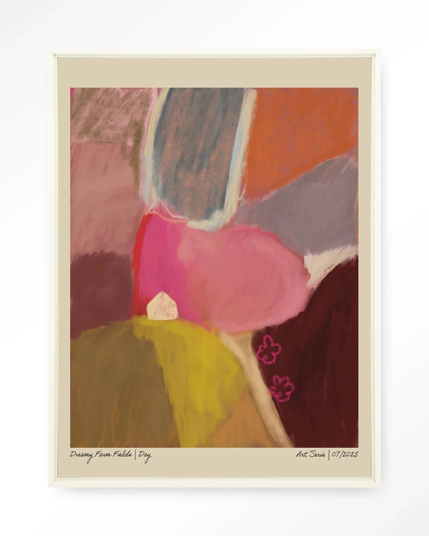 Dreamy Farmfield By Day - Moderne Wanddecoratie | Artprint, Glass Art, Wandkleed by Urban Cotton