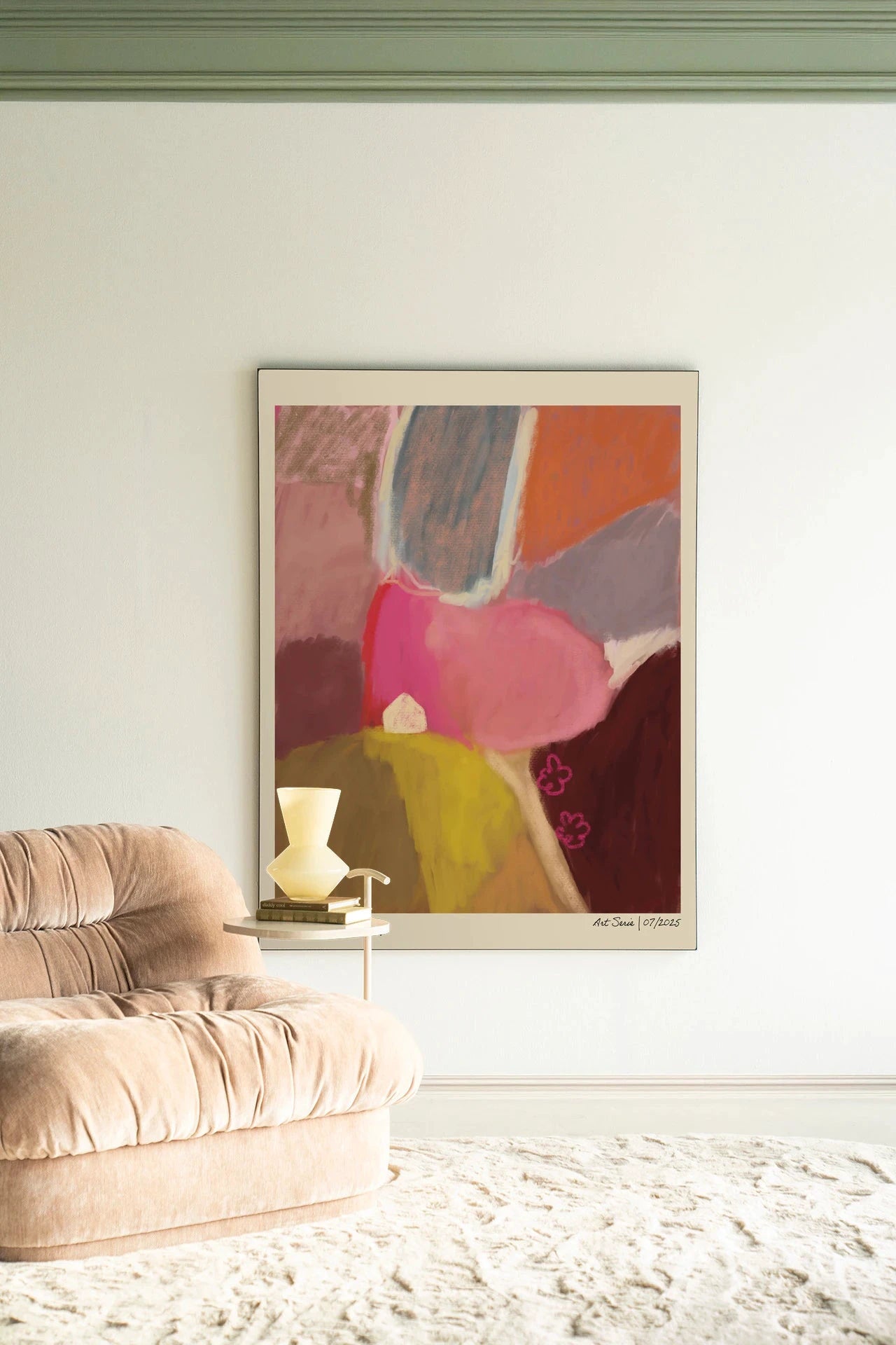 Dreamy Farmfield By Day - Moderne Wanddecoratie | Artprint, Glass Art, Wandkleed by Urban Cotton