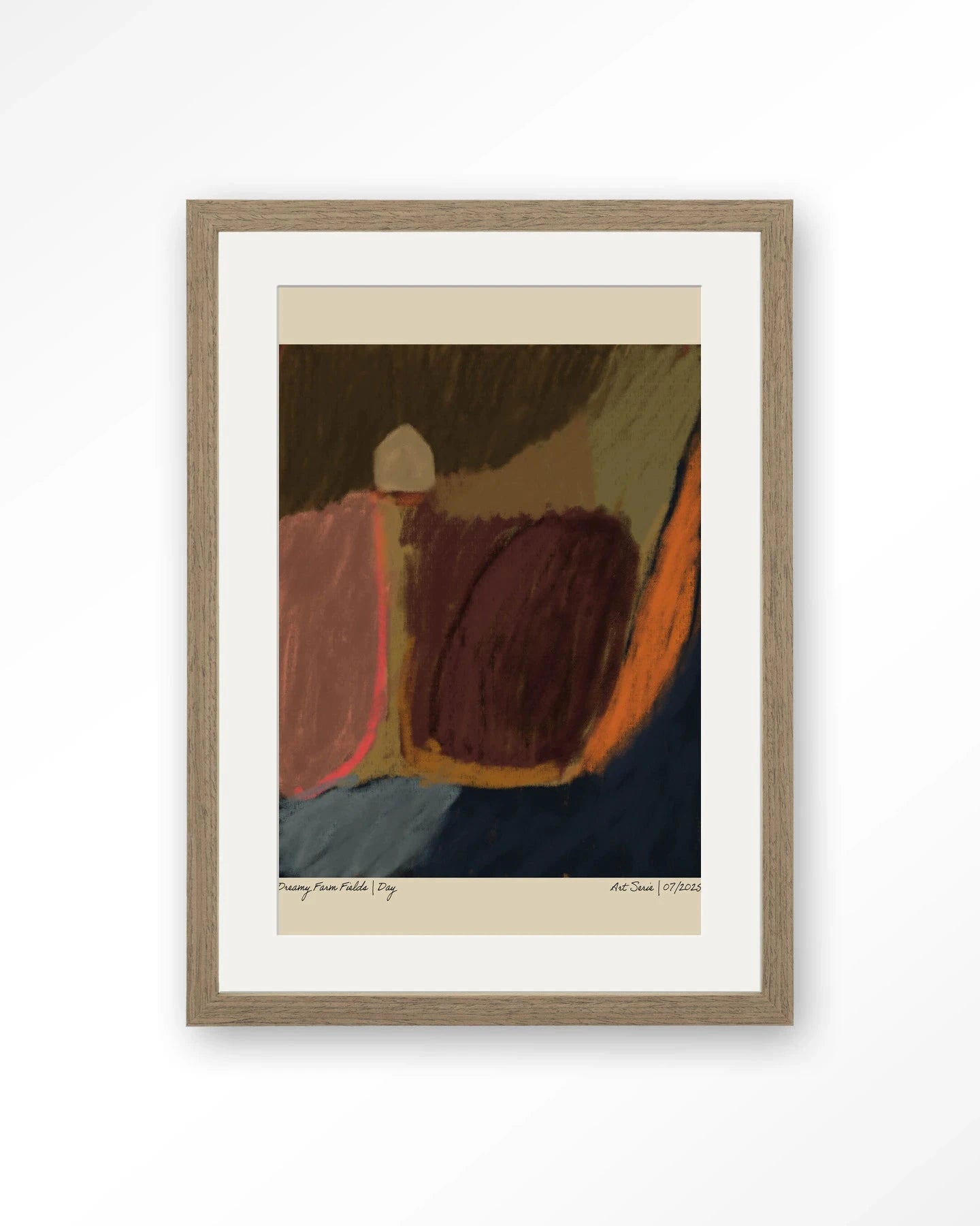 Dreamy Farmfield By Night - Moderne Wanddecoratie | Artprint, Glass Art, Wandkleed by Urban Cotton
