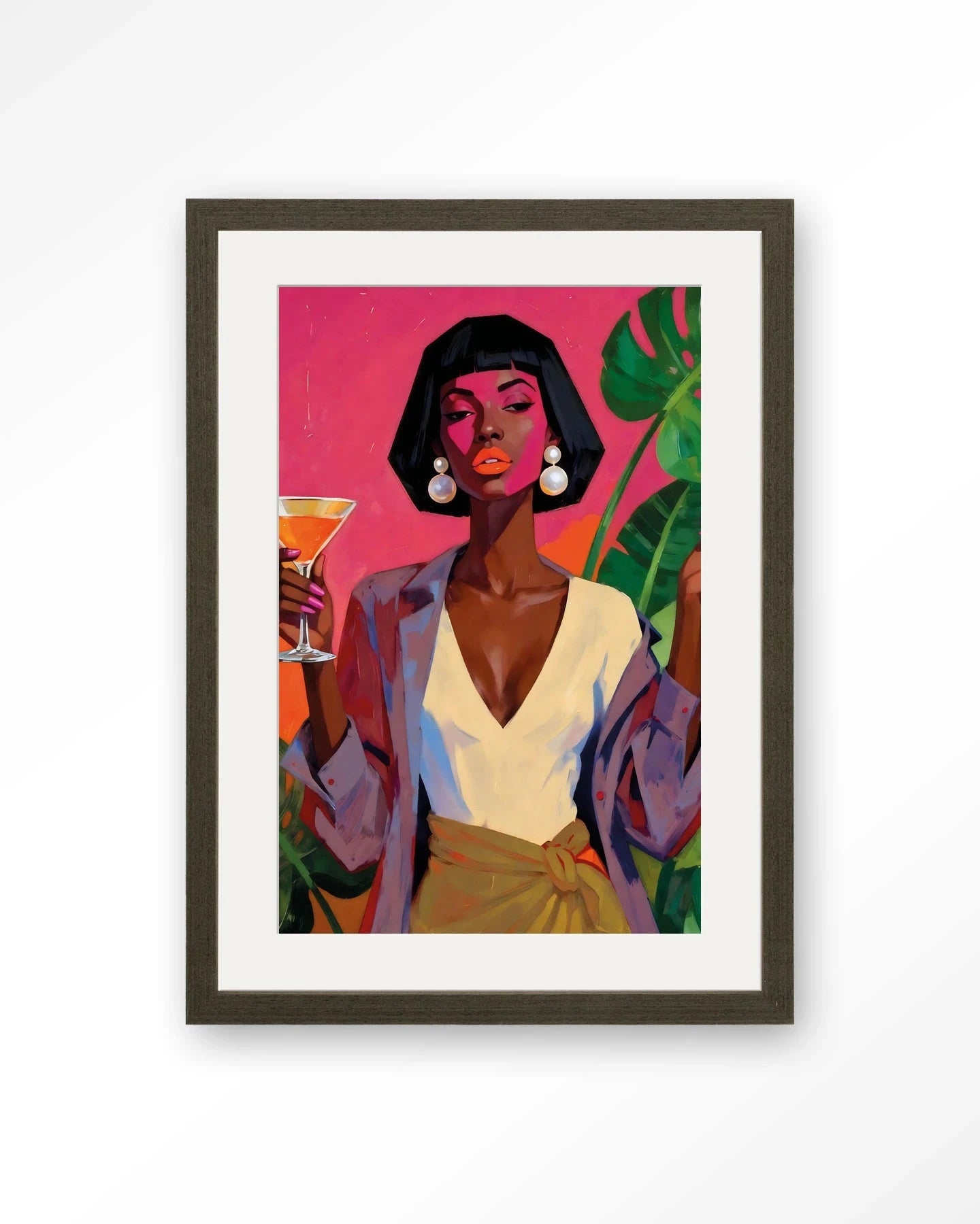 Club Tropicana - Moderne Wanddecoratie | Artprint, Glass Art, Wandkleed by Urban Cotton