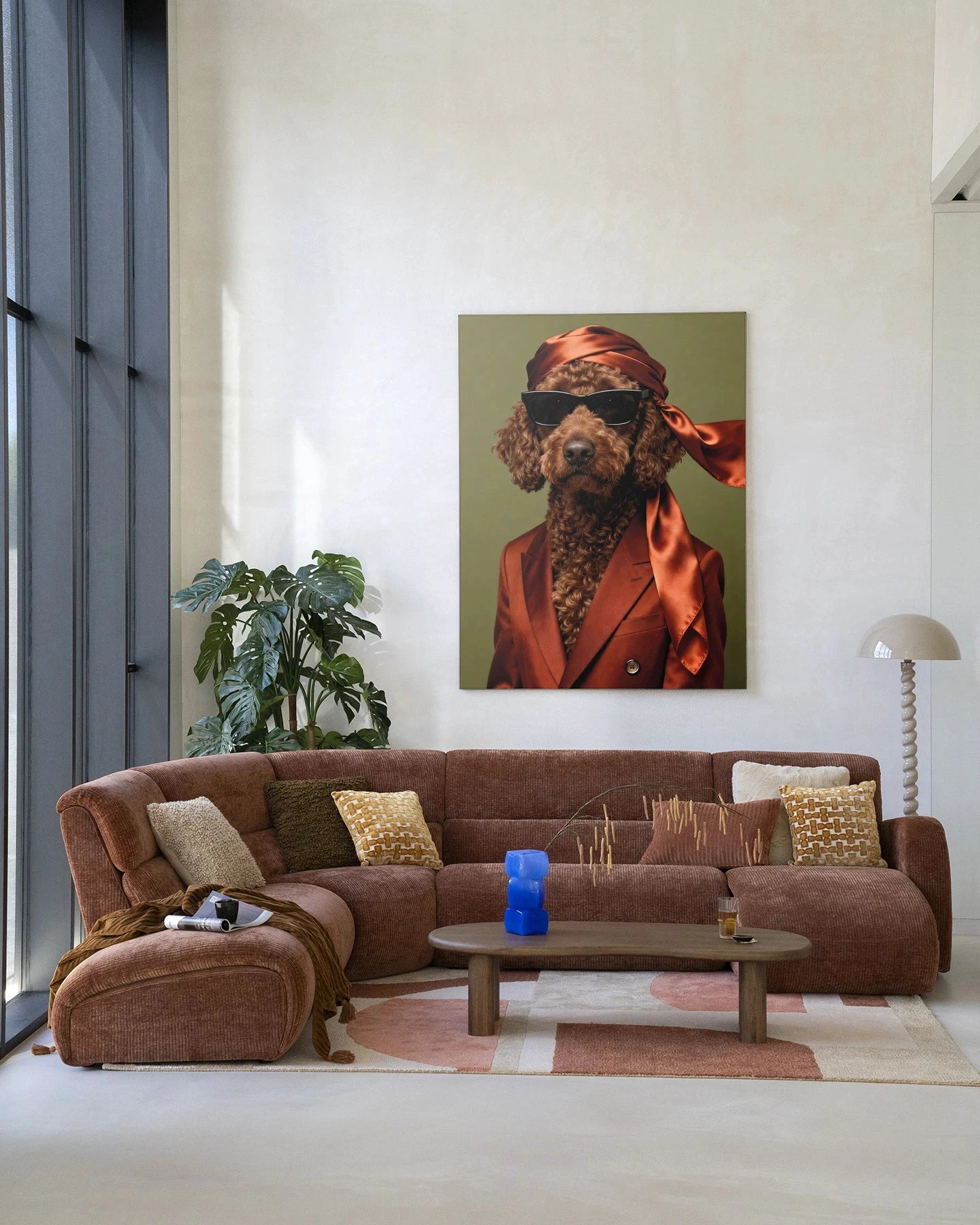 Guus - Moderne Wanddecoratie | Artprint, Glass Art, Wandkleed by Urban Cotton