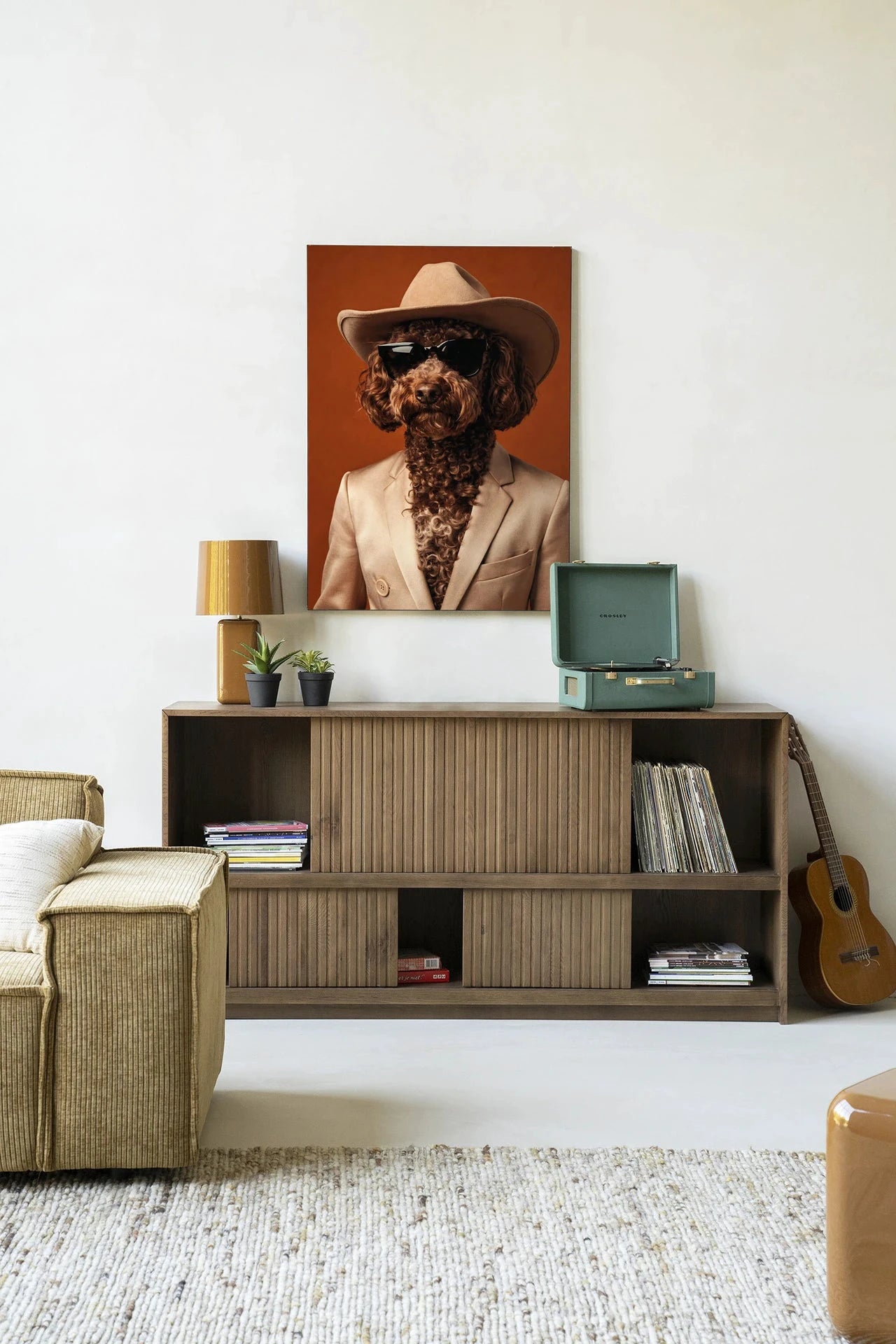 Billy - Moderne Wanddecoratie | Artprint, Glass Art, Wandkleed by Urban Cotton