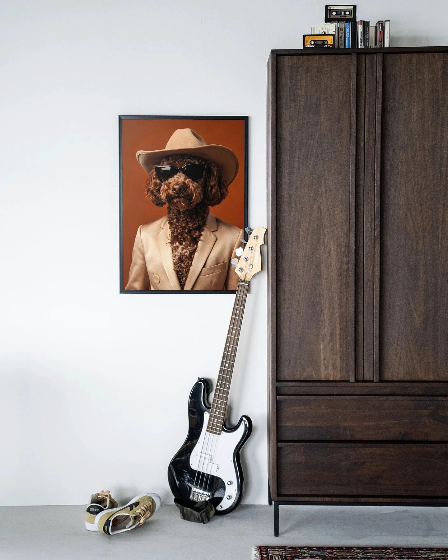 Billy - Moderne Wanddecoratie | Artprint, Glass Art, Wandkleed by Urban Cotton