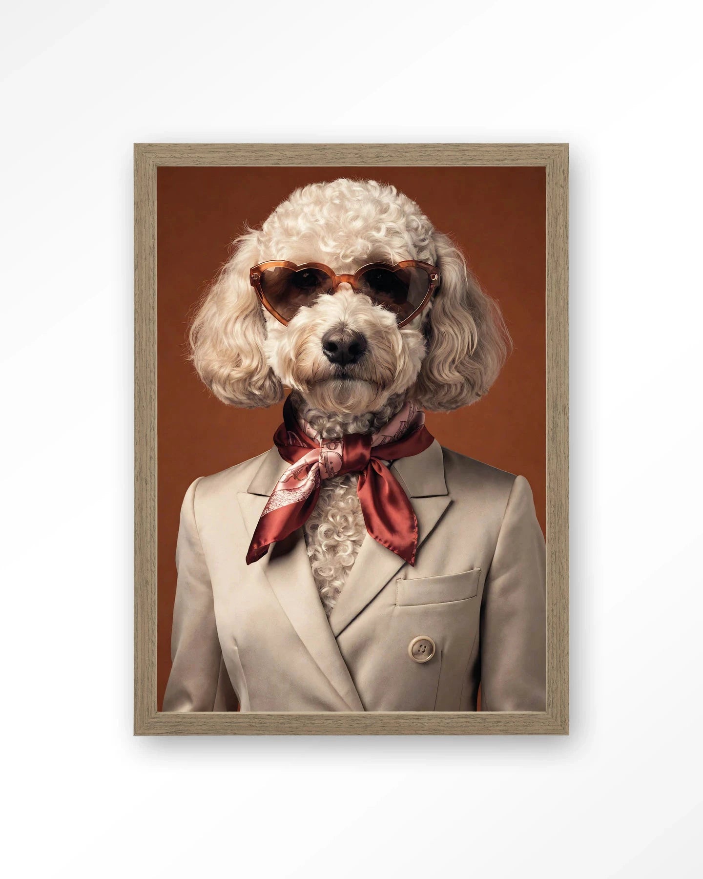 Sjaakie - Moderne Wanddecoratie | Artprint, Glass Art, Wandkleed by Urban Cotton