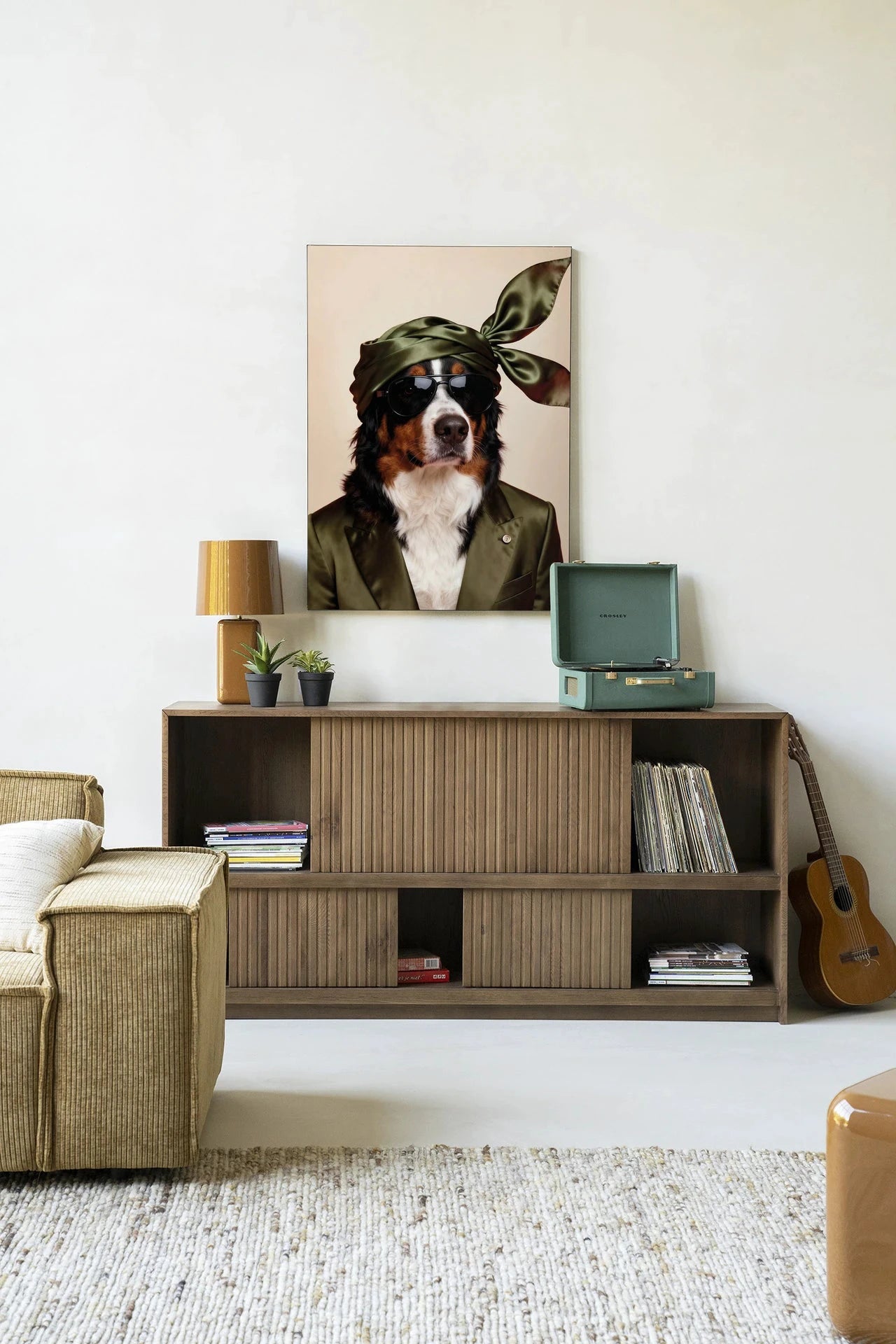 Sam - Moderne Wanddecoratie | Artprint, Glass Art, Wandkleed by Urban Cotton