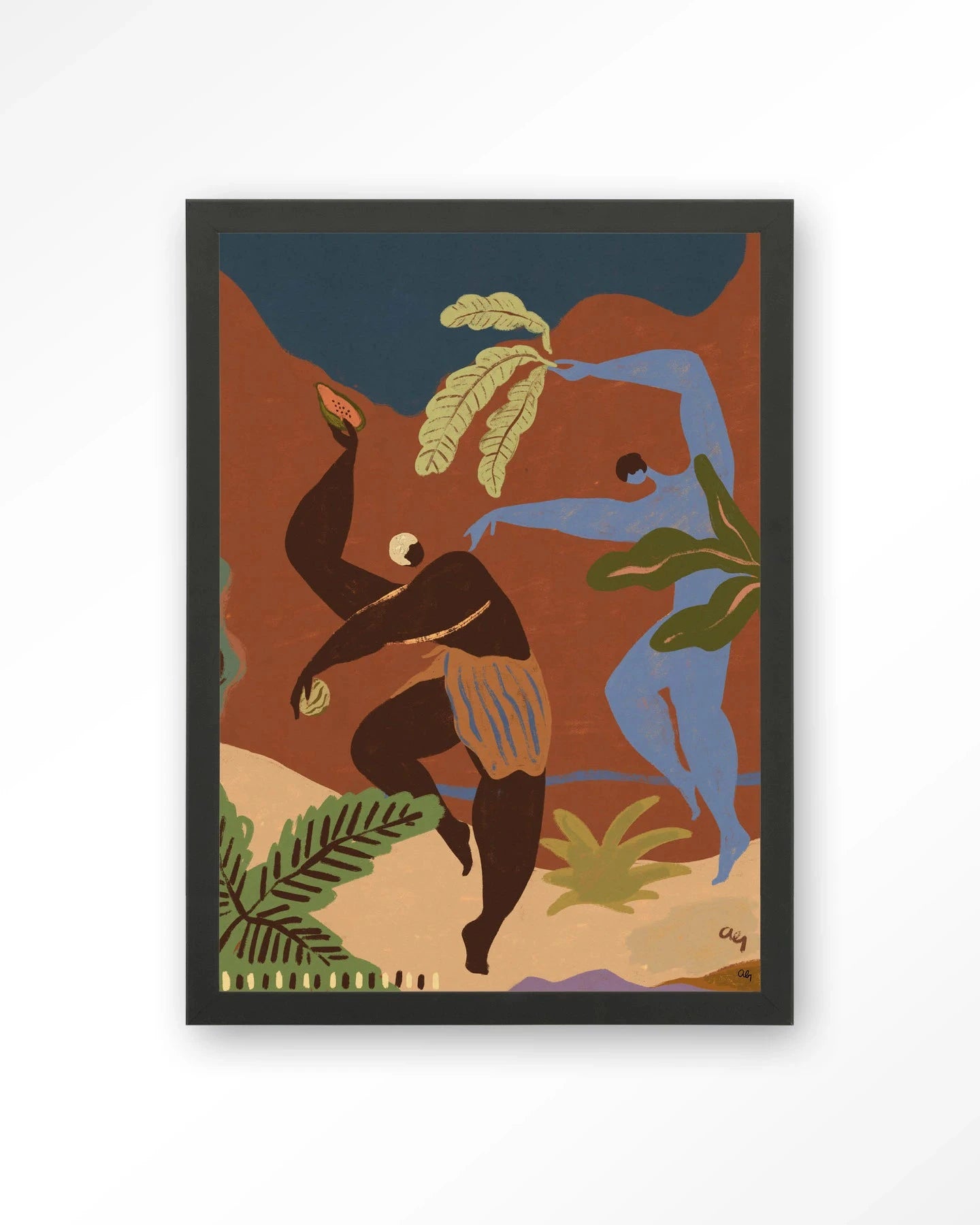 Wild Rhythm - Moderne Wanddecoratie | Artprint, Glass Art, Wandkleed by Urban Cotton