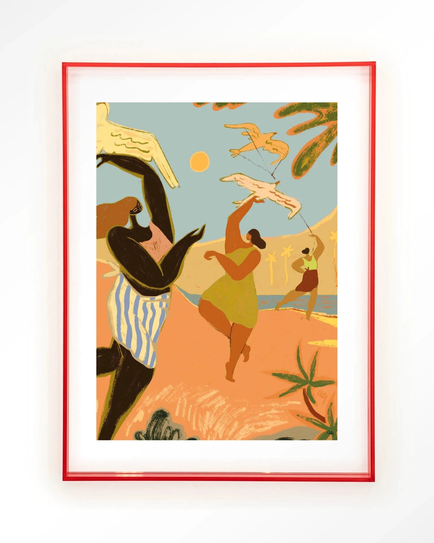 Fly High - Moderne Wanddecoratie | Artprint, Glass Art, Wandkleed by Urban Cotton