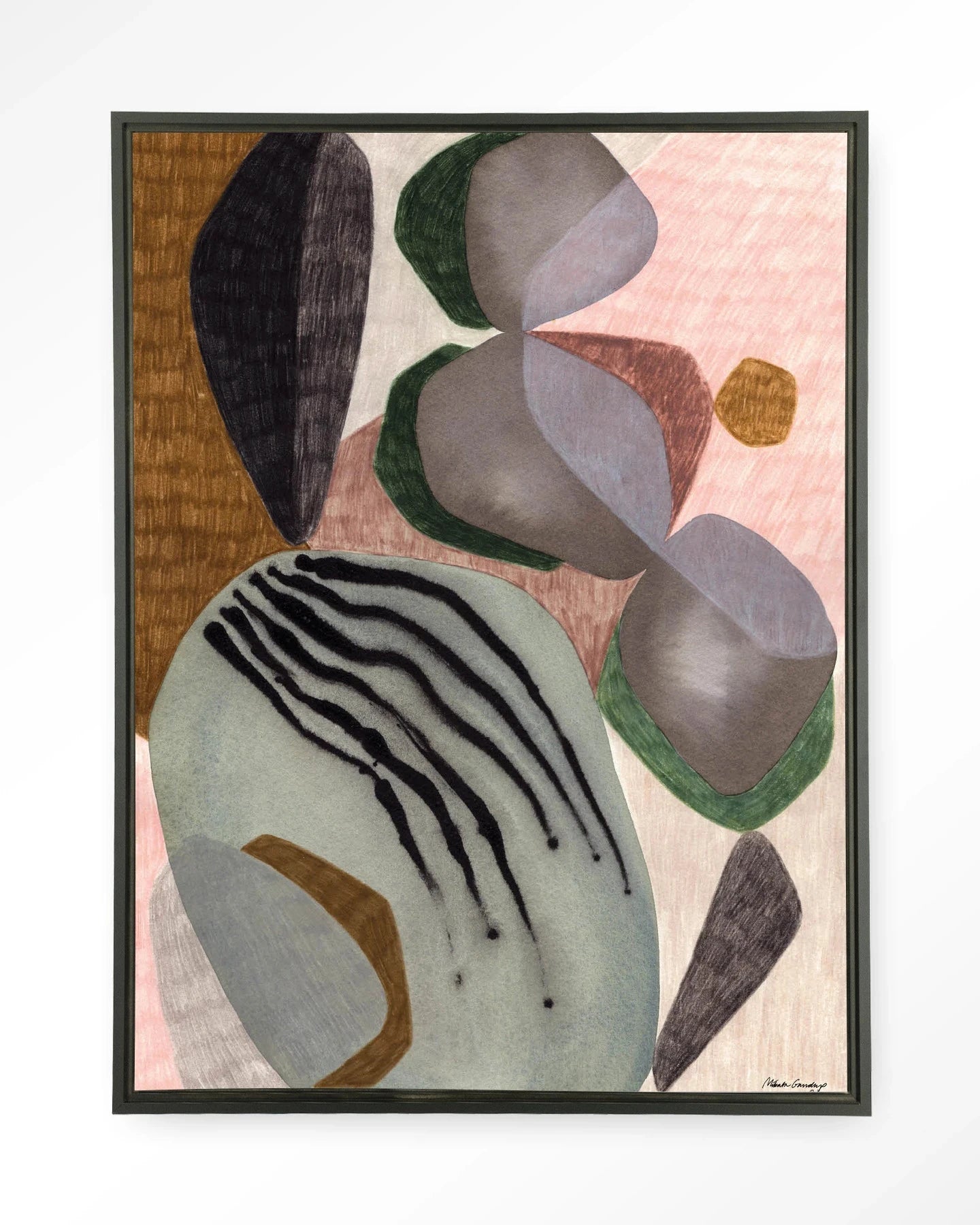 Latmos - Moderne Wanddecoratie | Artprint, Glass Art, Wandkleed by Urban Cotton