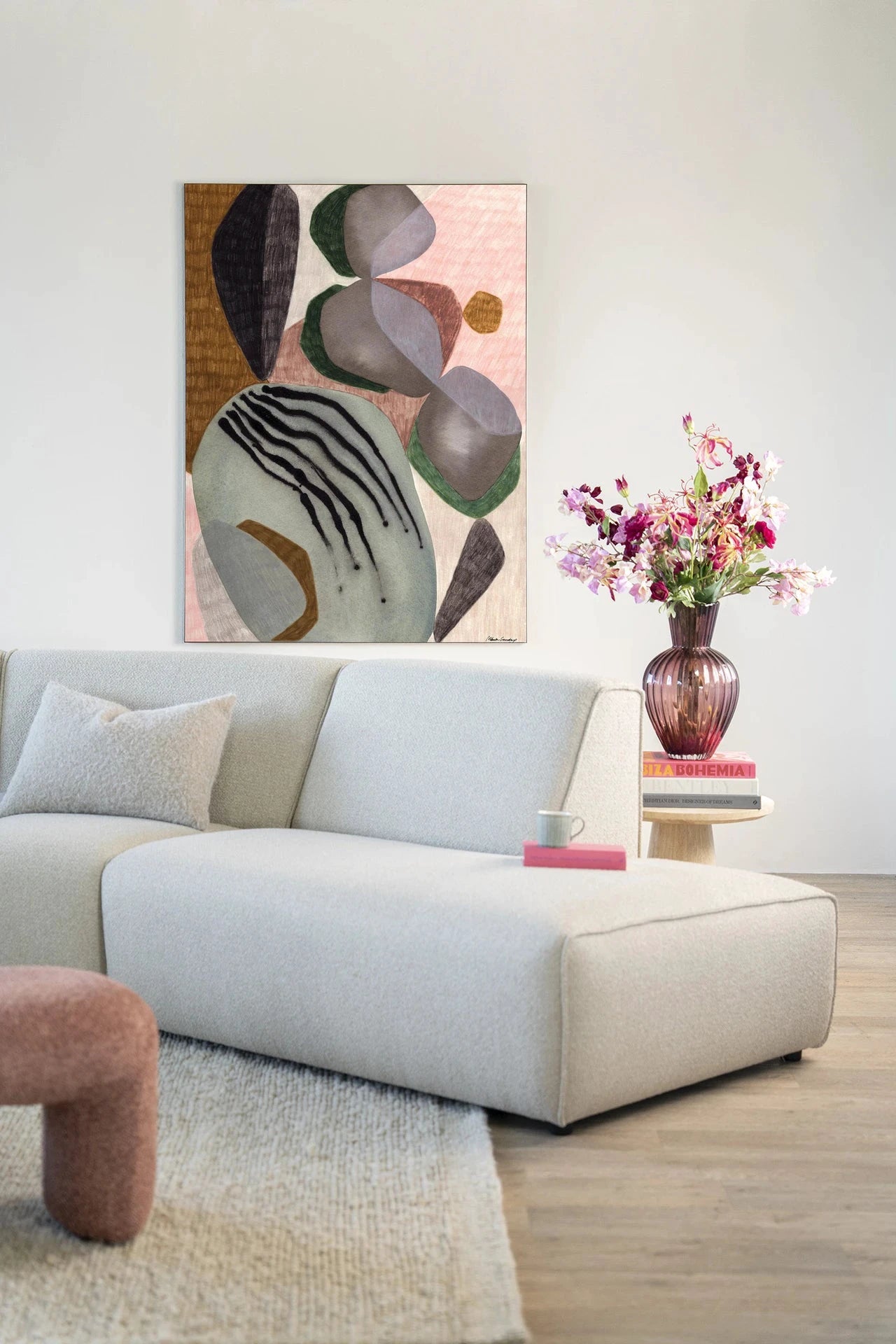 Latmos - Moderne Wanddecoratie | Artprint, Glass Art, Wandkleed by Urban Cotton