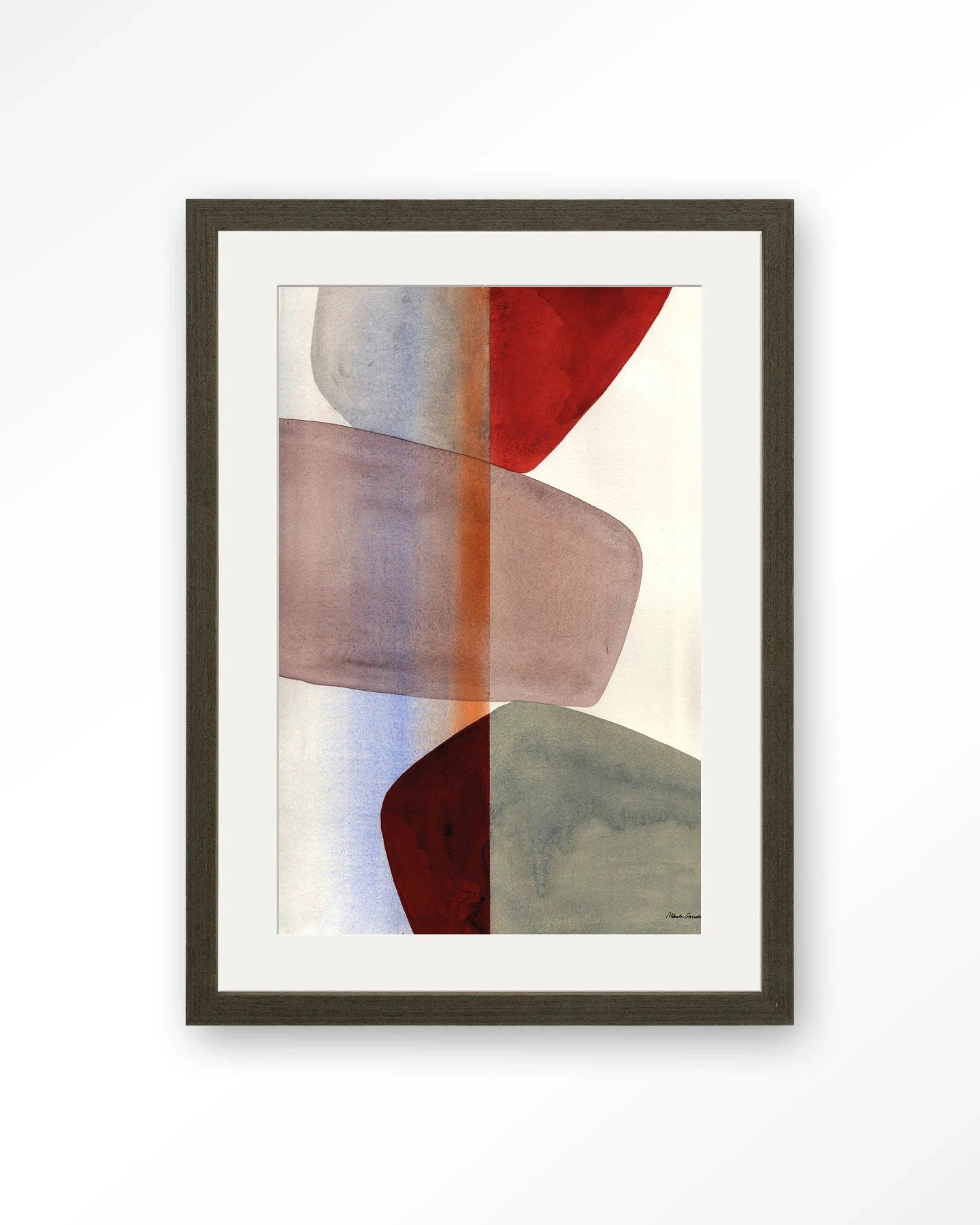 Stones - Moderne Wanddecoratie | Artprint, Glass Art, Wandkleed by Urban Cotton