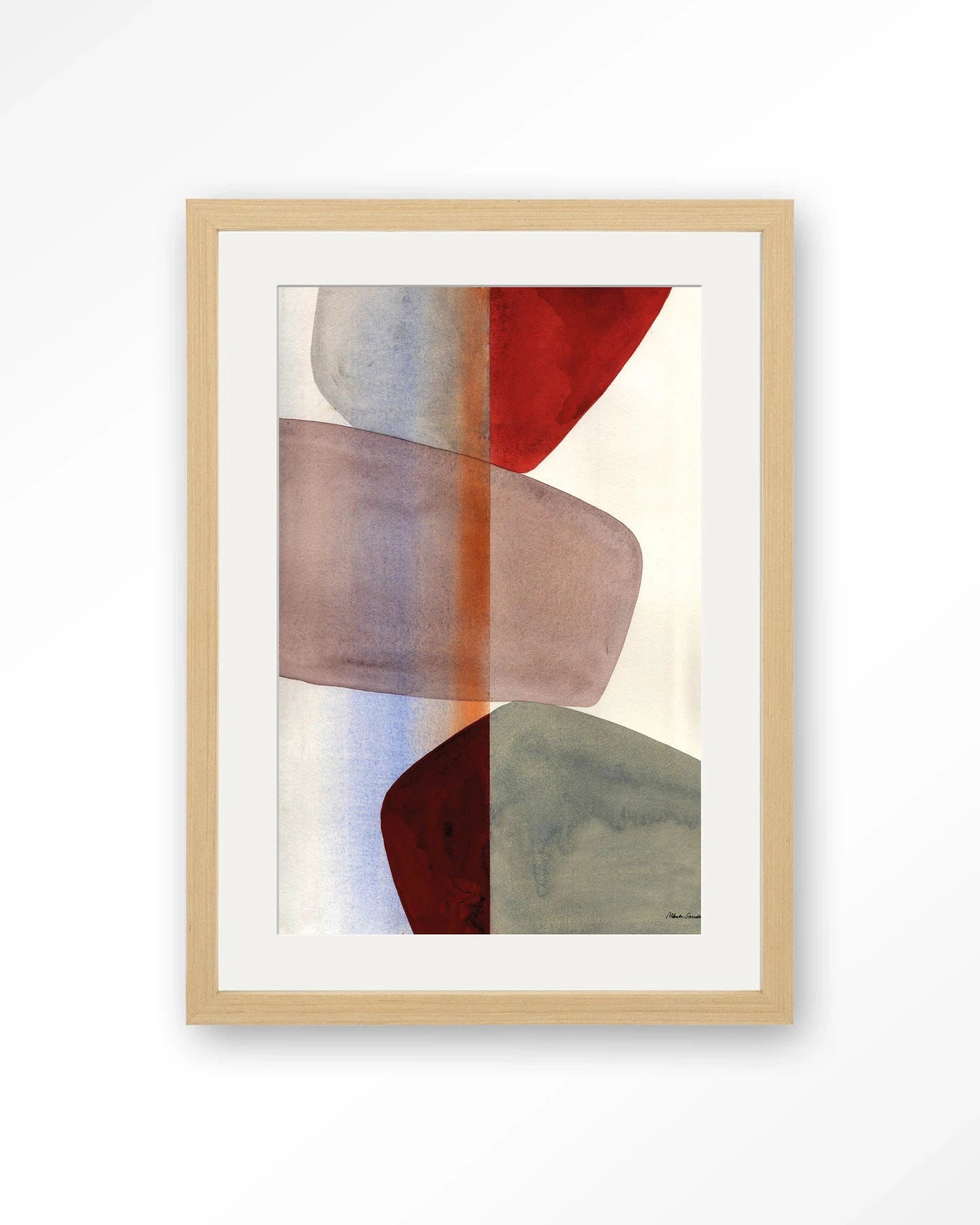 Stones - Moderne Wanddecoratie | Artprint, Glass Art, Wandkleed by Urban Cotton