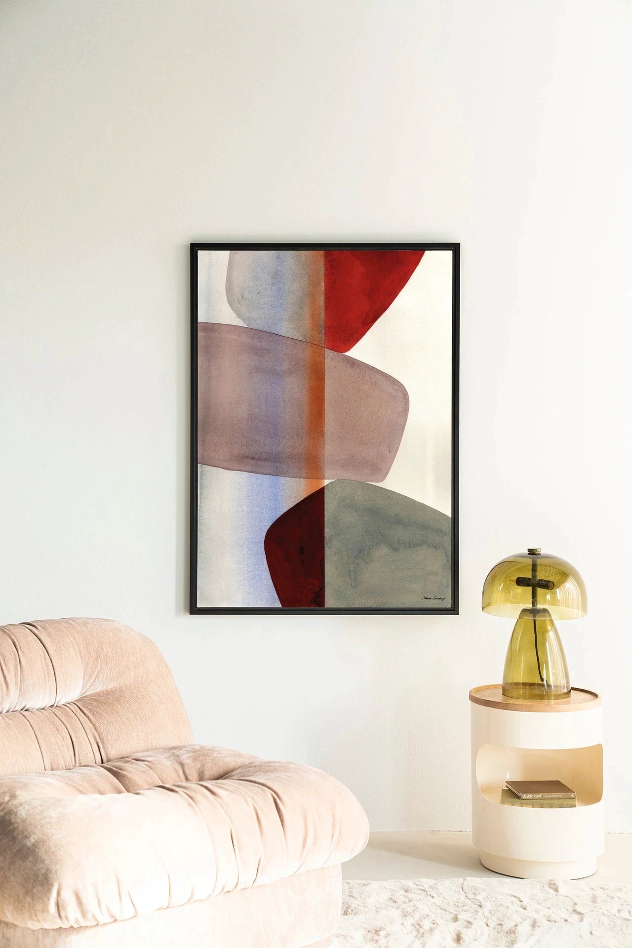 Stones - Moderne Wanddecoratie | Artprint, Glass Art, Wandkleed by Urban Cotton