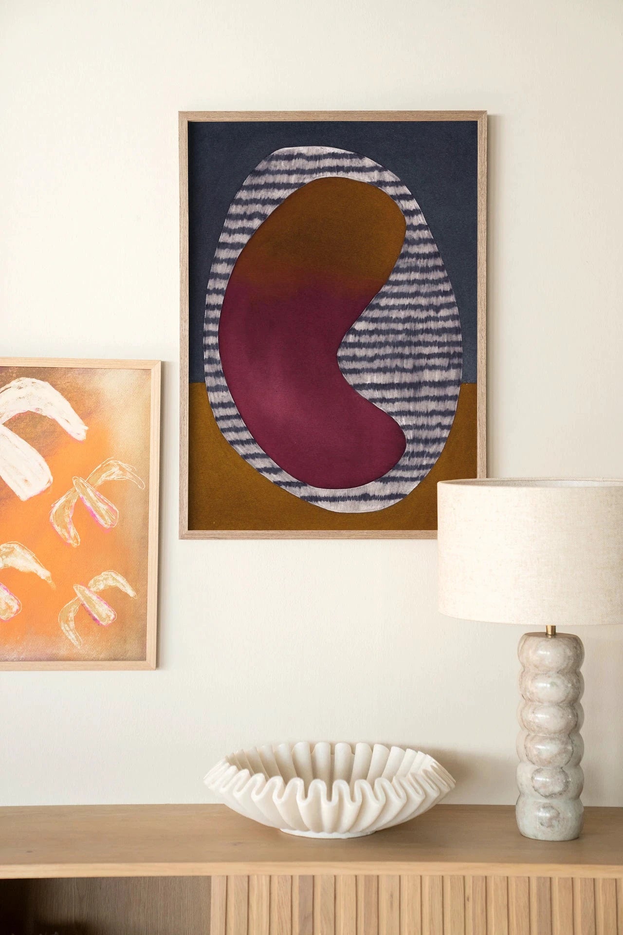 Horizontal Oval - Moderne Wanddecoratie | Artprint, Glass Art, Wandkleed by Urban Cotton