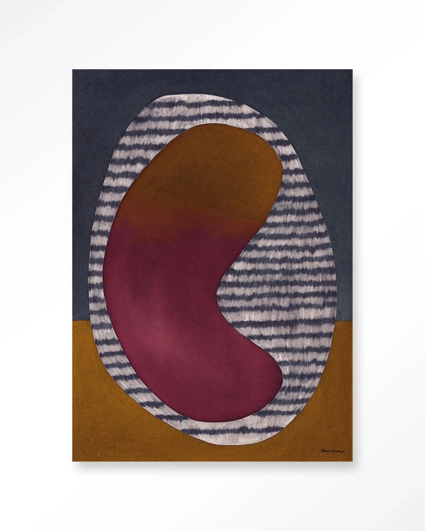 Horizontal Oval - Moderne Wanddecoratie | Artprint, Glass Art, Wandkleed by Urban Cotton