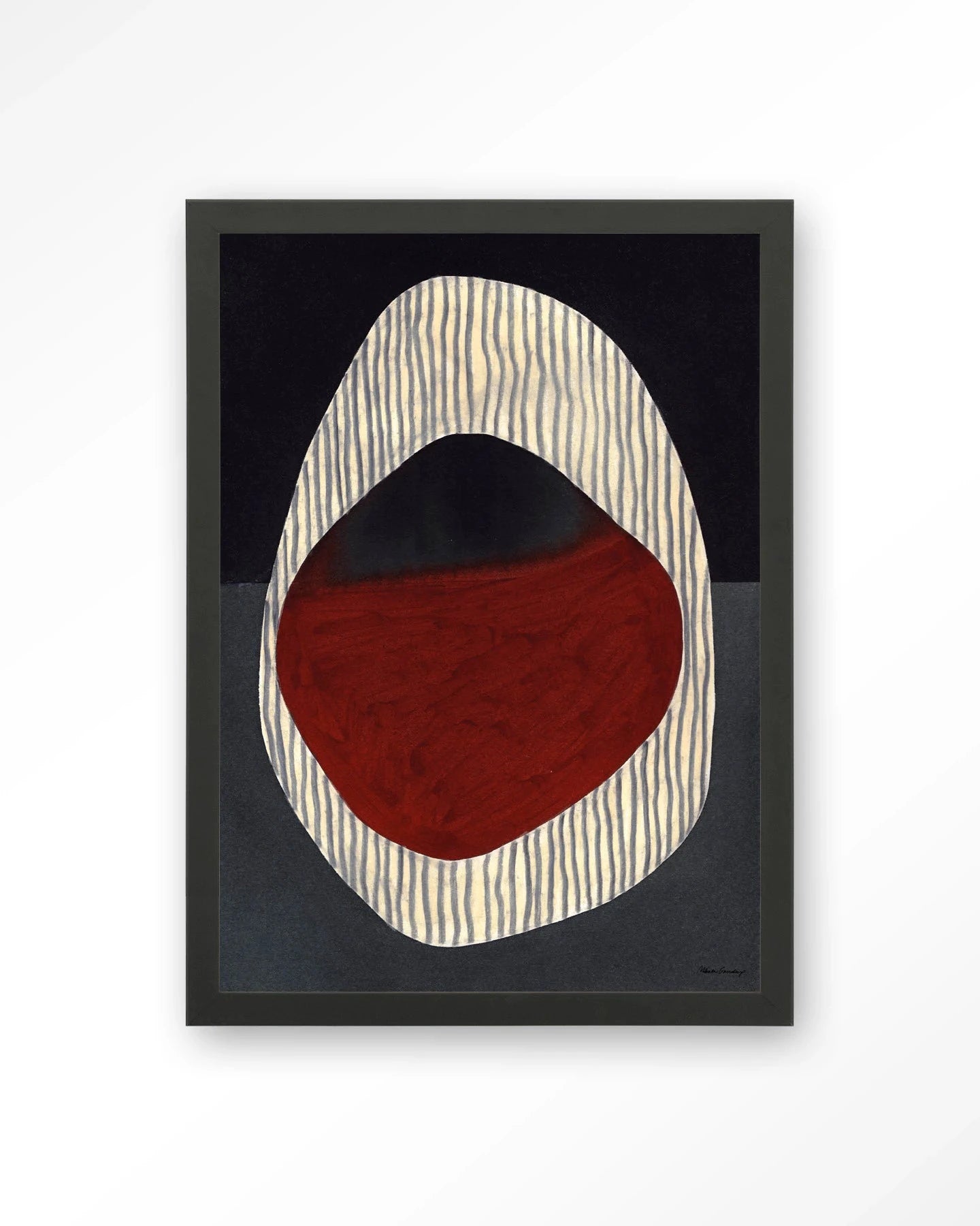 Vertical Oval - Moderne Wanddecoratie | Artprint, Glass Art, Wandkleed by Urban Cotton