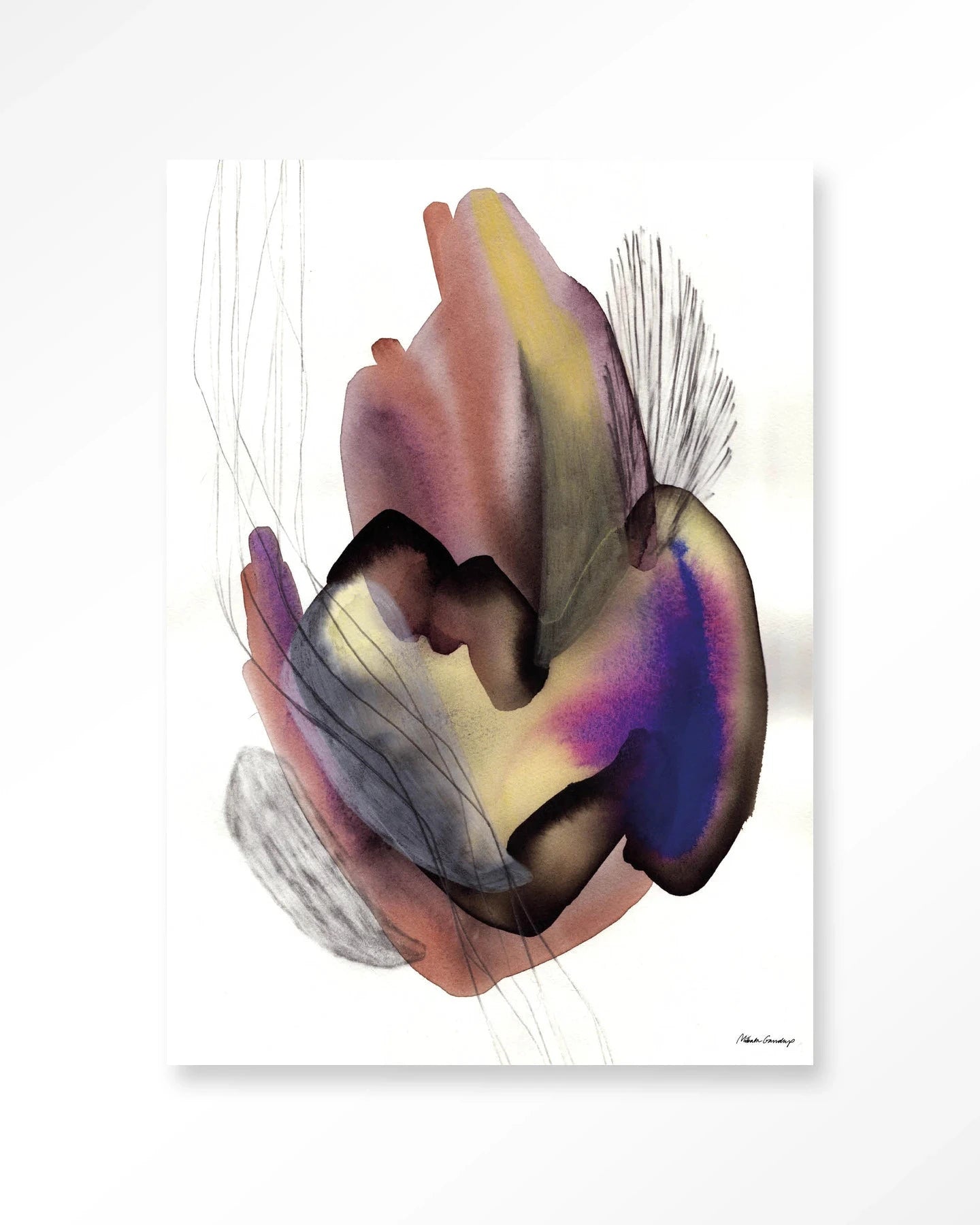 Oyster - Moderne Wanddecoratie | Artprint, Glass Art, Wandkleed by Urban Cotton