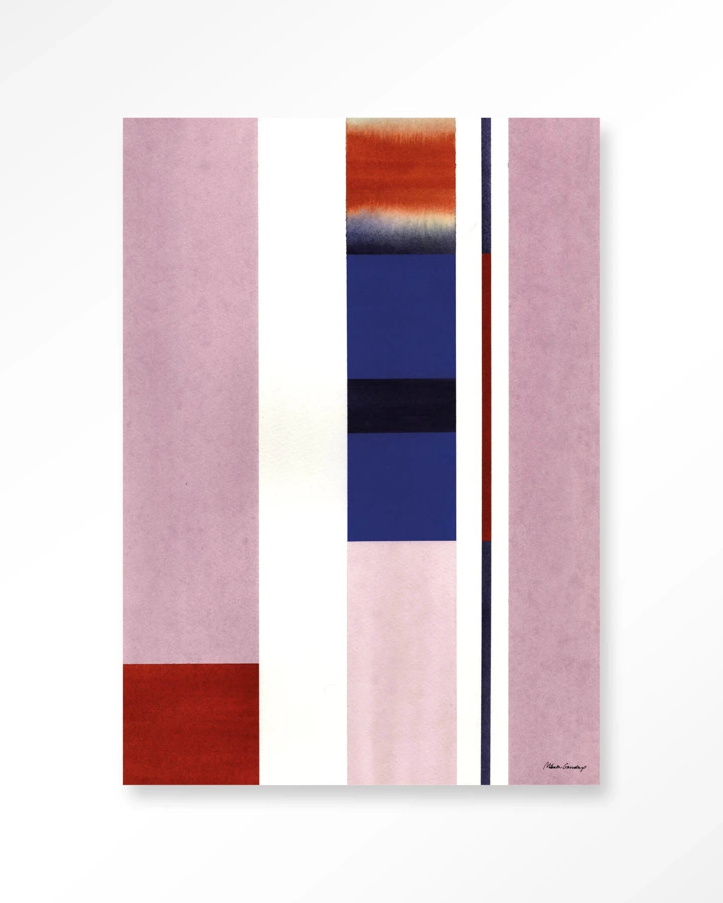 Vertical Lilac - Moderne Wanddecoratie | Artprint, Glass Art, Wandkleed by Urban Cotton