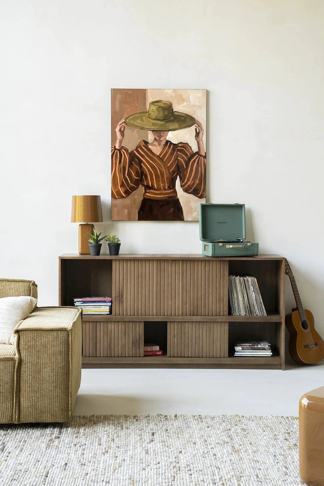 Francesca - Moderne Wanddecoratie | Artprint, Glass Art, Wandkleed by Urban Cotton