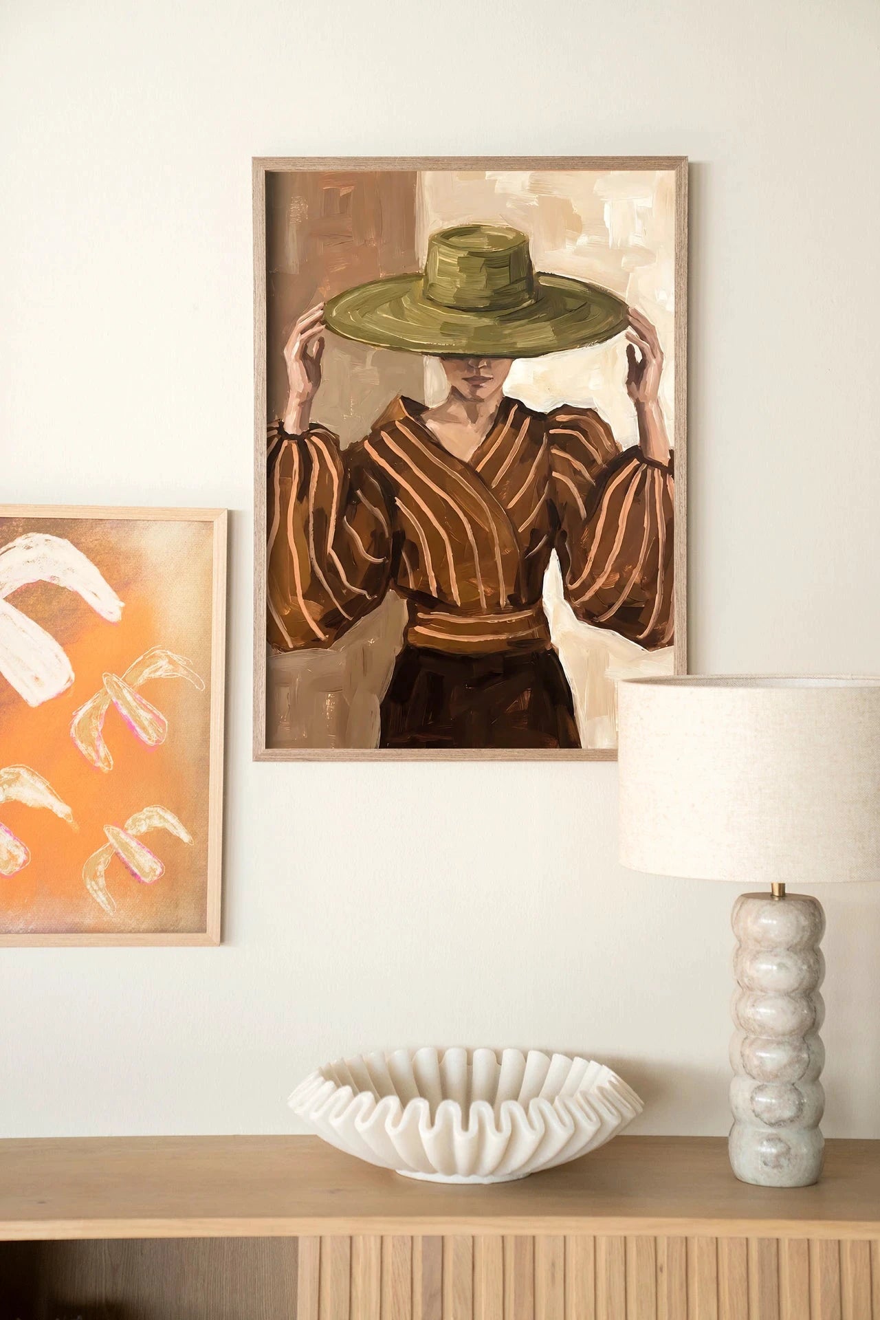 Francesca - Moderne Wanddecoratie | Artprint, Glass Art, Wandkleed by Urban Cotton