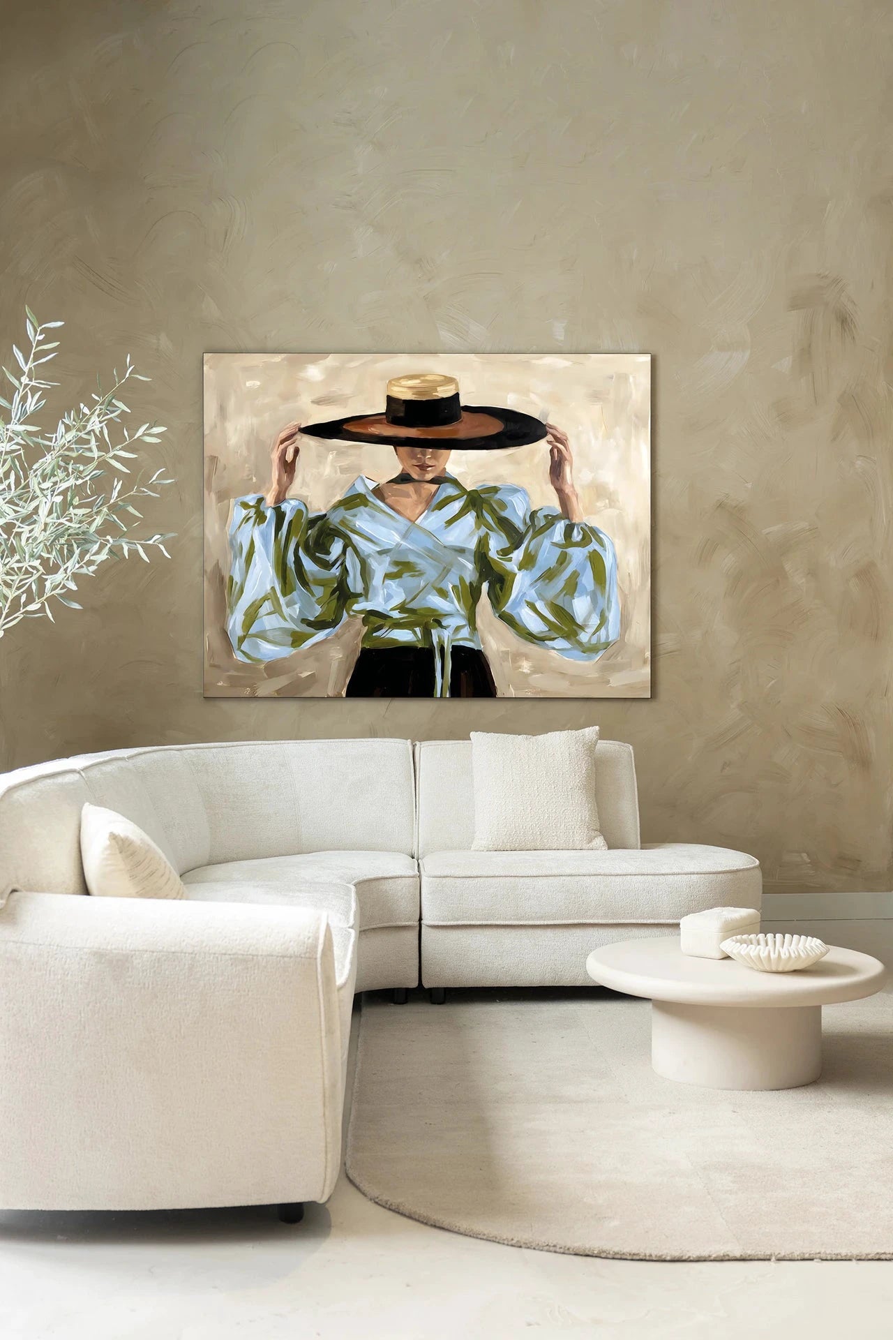 Isabella - Moderne Wanddecoratie | Artprint, Glass Art, Wandkleed by Urban Cotton