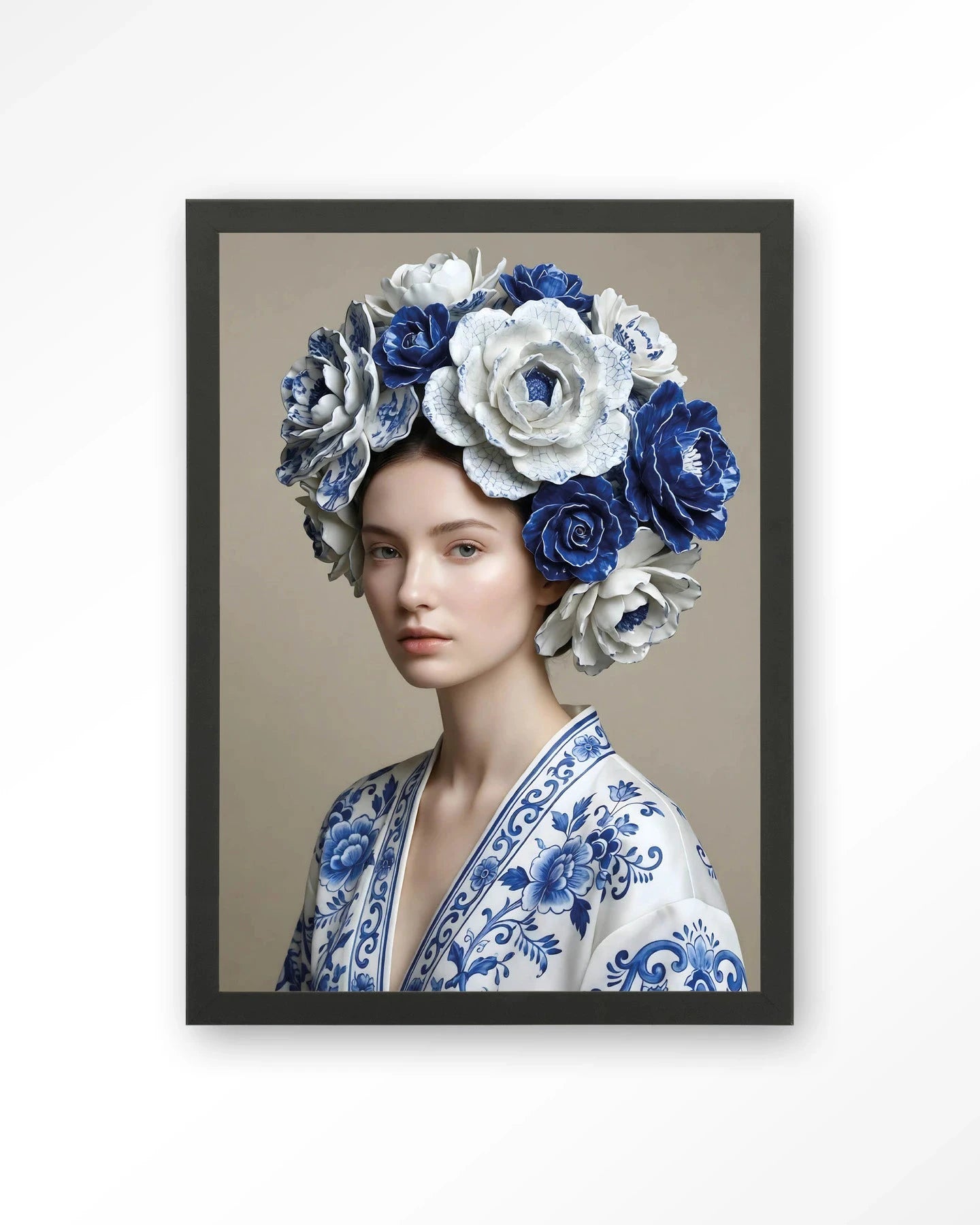 Royal Blue - Moderne Wanddecoratie | Artprint, Glass Art, Wandkleed by Urban Cotton