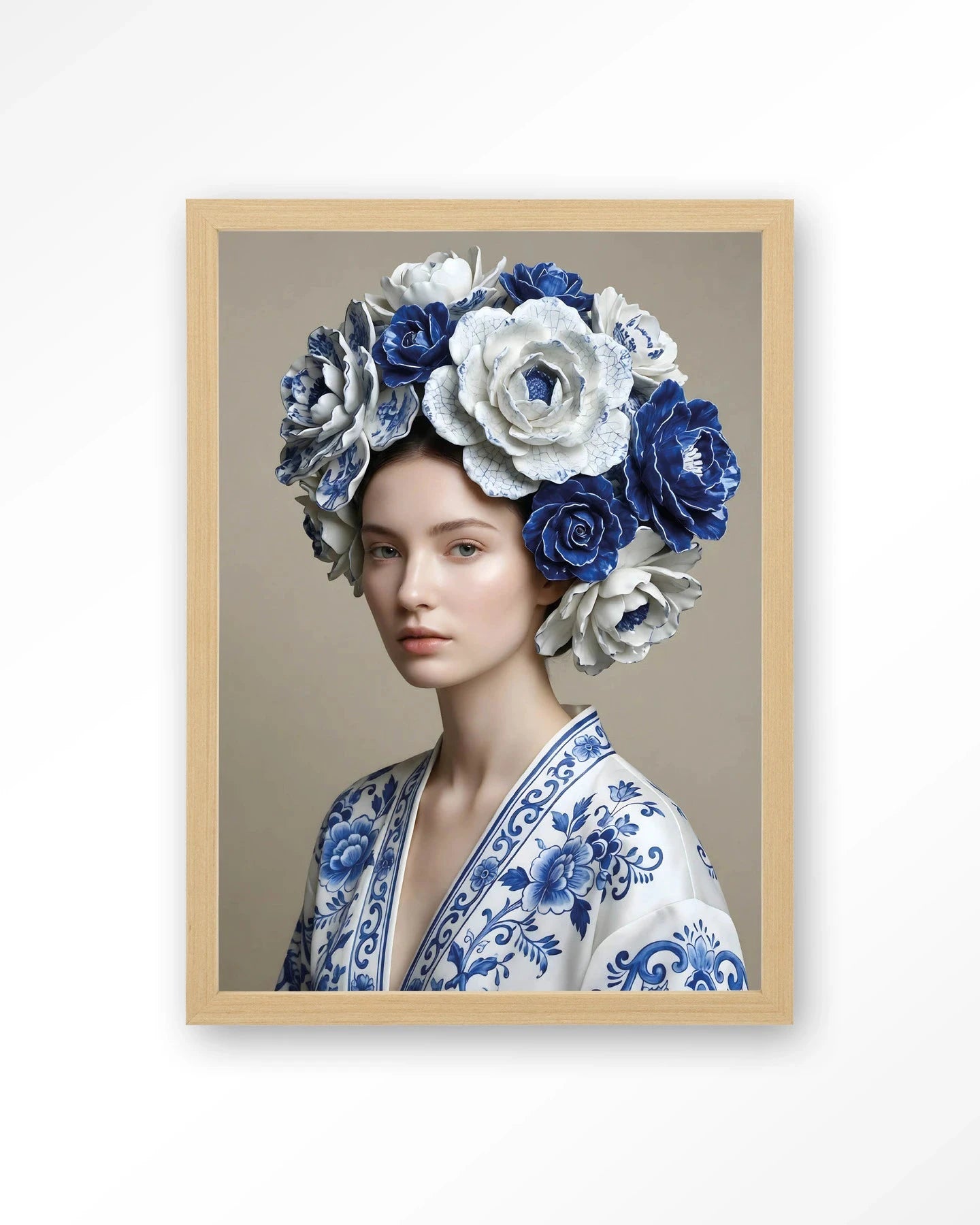 Royal Blue - Moderne Wanddecoratie | Artprint, Glass Art, Wandkleed by Urban Cotton