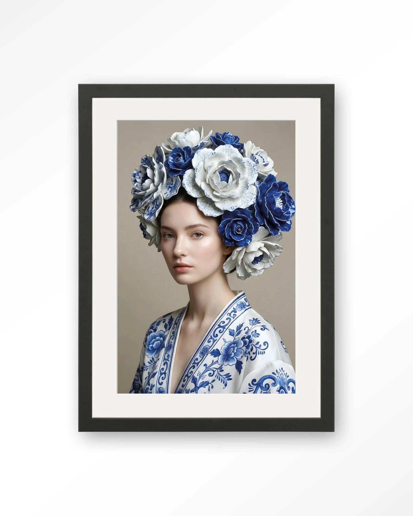 Royal Blue - Moderne Wanddecoratie | Artprint, Glass Art, Wandkleed by Urban Cotton