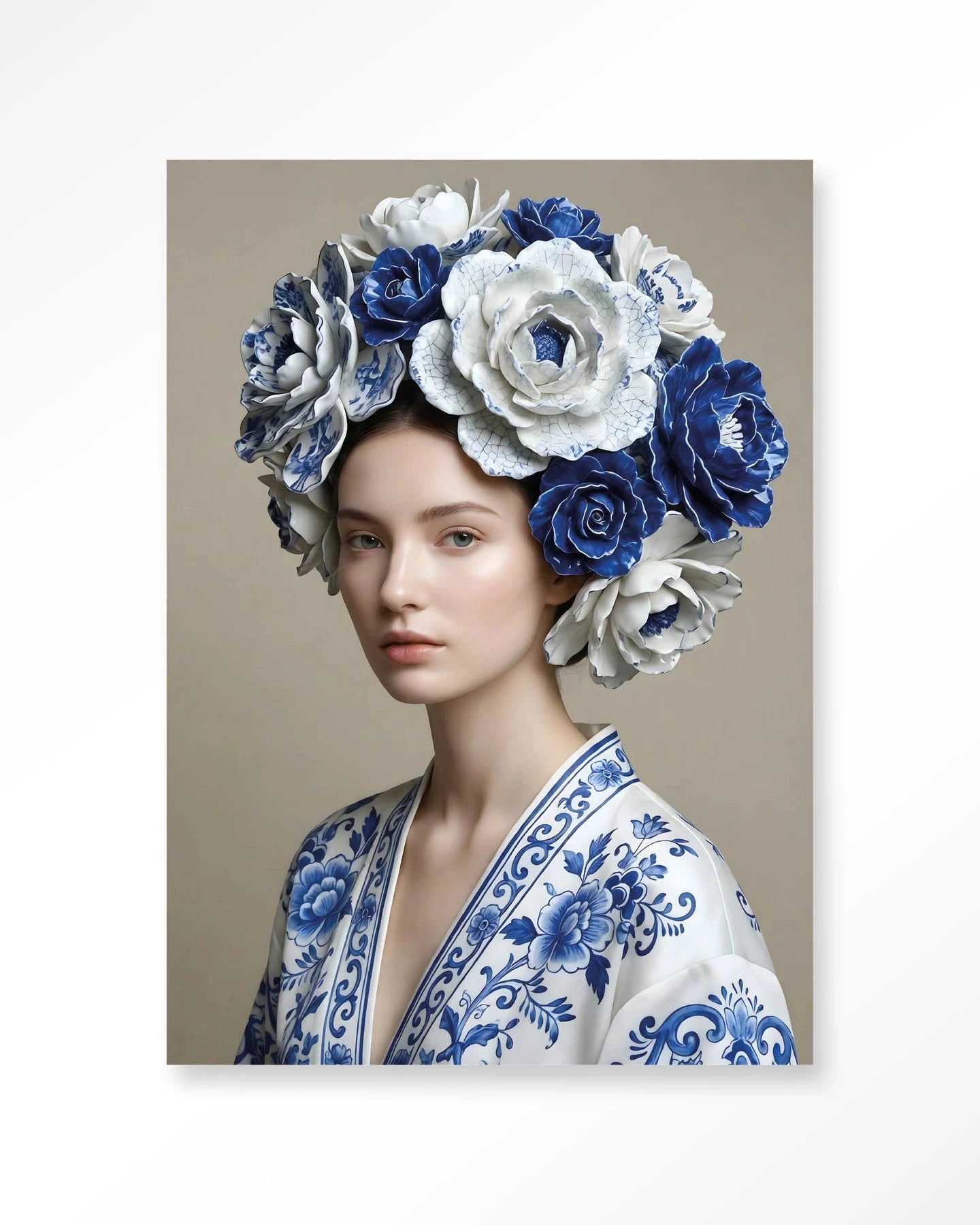 Royal Blue - Moderne Wanddecoratie | Artprint, Glass Art, Wandkleed by Urban Cotton