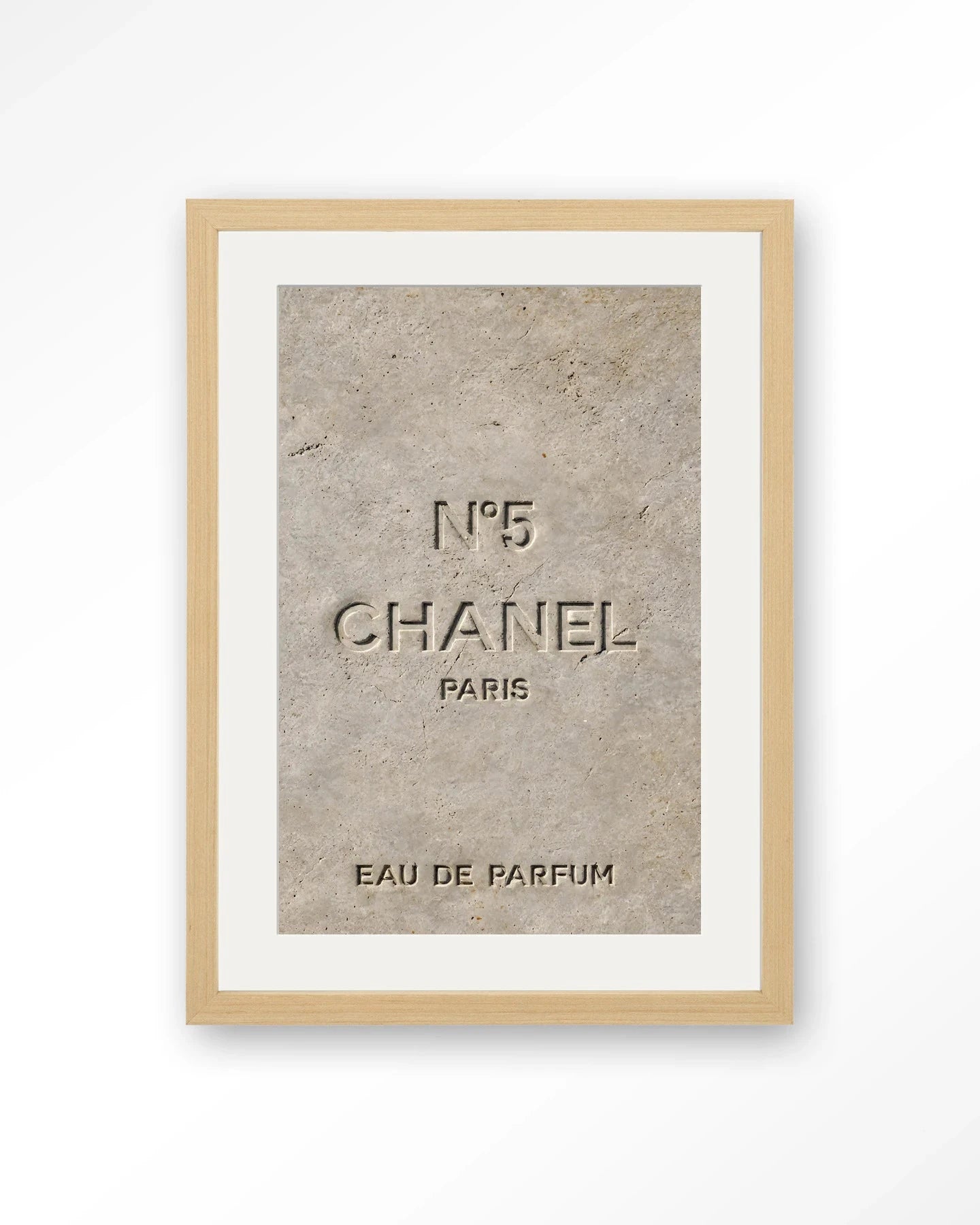 Number 5 - Moderne Wanddecoratie | Artprint, Glass Art, Wandkleed by Urban Cotton