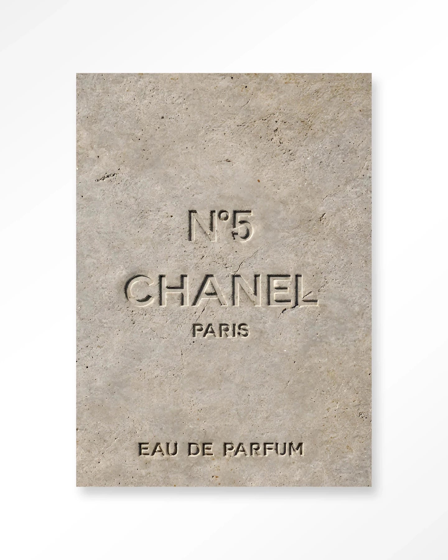 Number 5 - Moderne Wanddecoratie | Artprint, Glass Art, Wandkleed by Urban Cotton