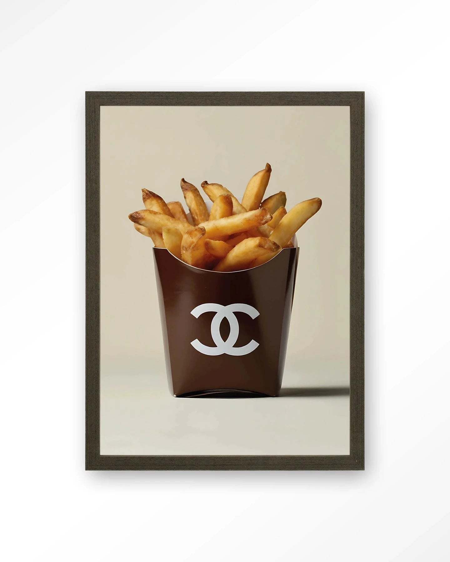 Luxury Fries - Moderne Wanddecoratie | Artprint, Glass Art, Wandkleed by Urban Cotton
