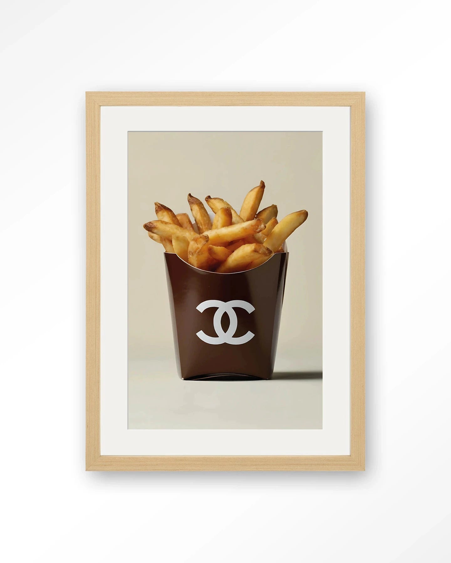 Luxury Fries - Moderne Wanddecoratie | Artprint, Glass Art, Wandkleed by Urban Cotton