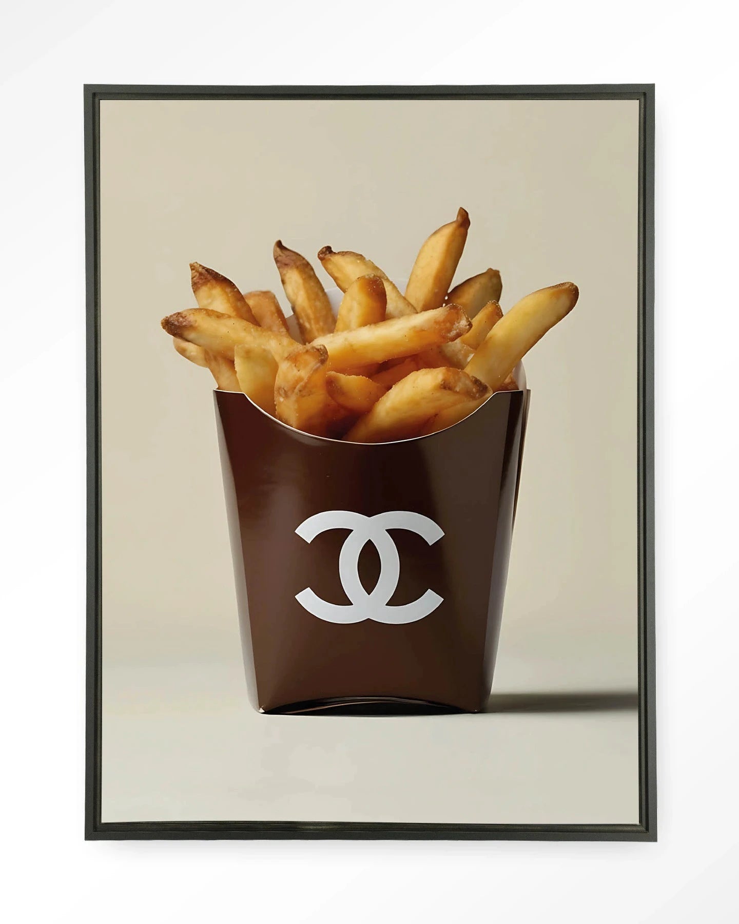 Luxury Fries - Moderne Wanddecoratie | Artprint, Glass Art, Wandkleed by Urban Cotton