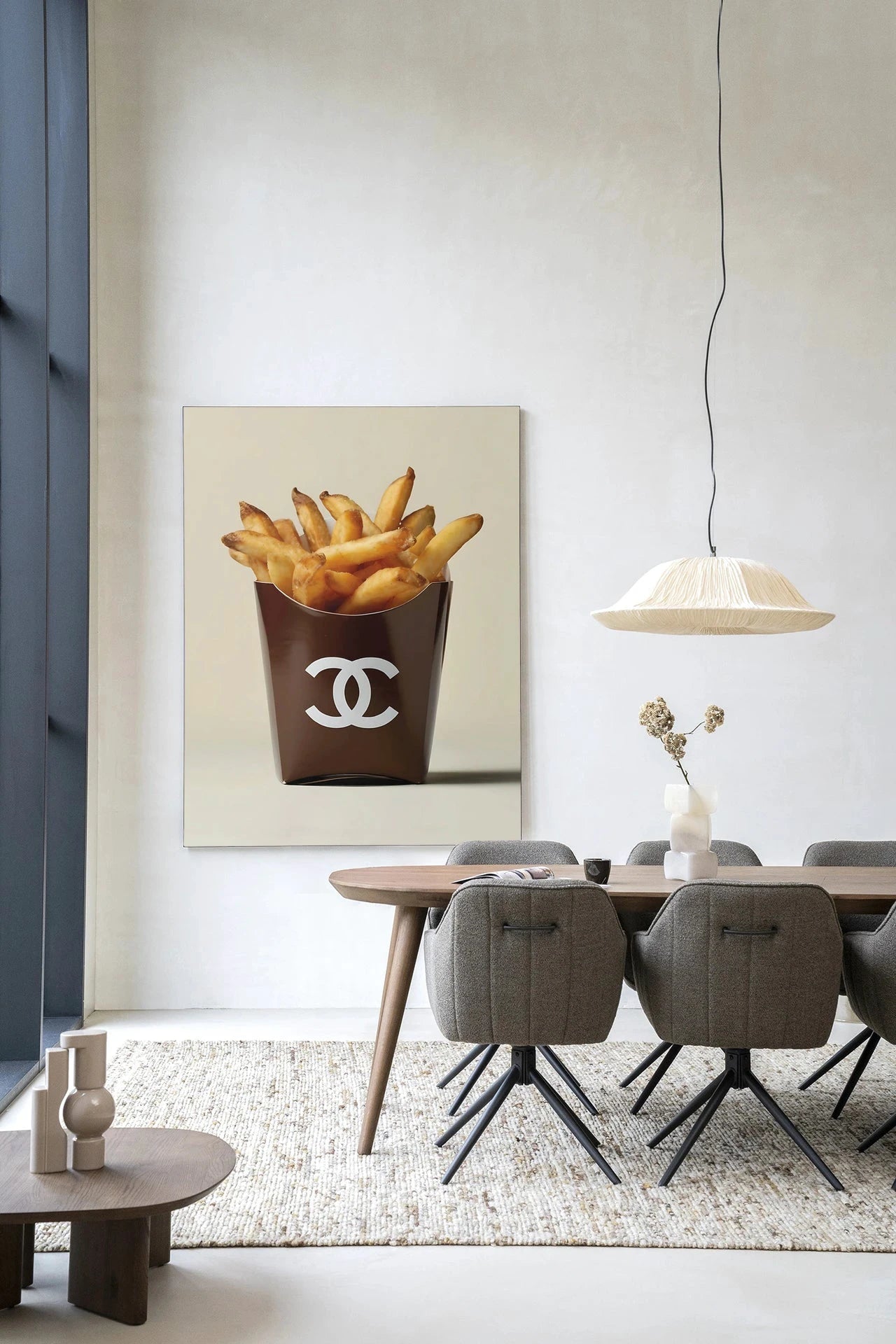 Luxury Fries - Moderne Wanddecoratie | Artprint, Glass Art, Wandkleed by Urban Cotton