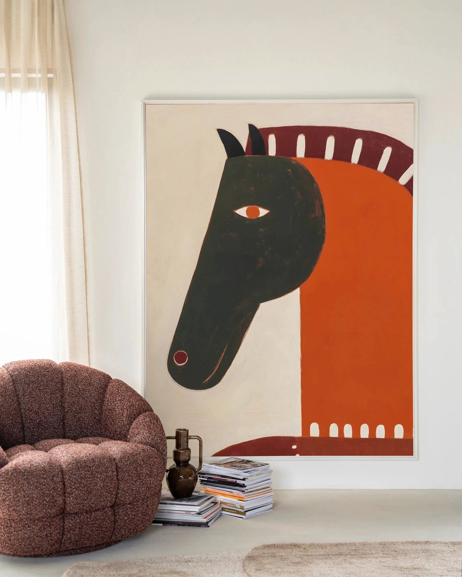 Quiet Guardians - Moderne Wanddecoratie | Artprint, Glass Art, Wandkleed by Urban Cotton