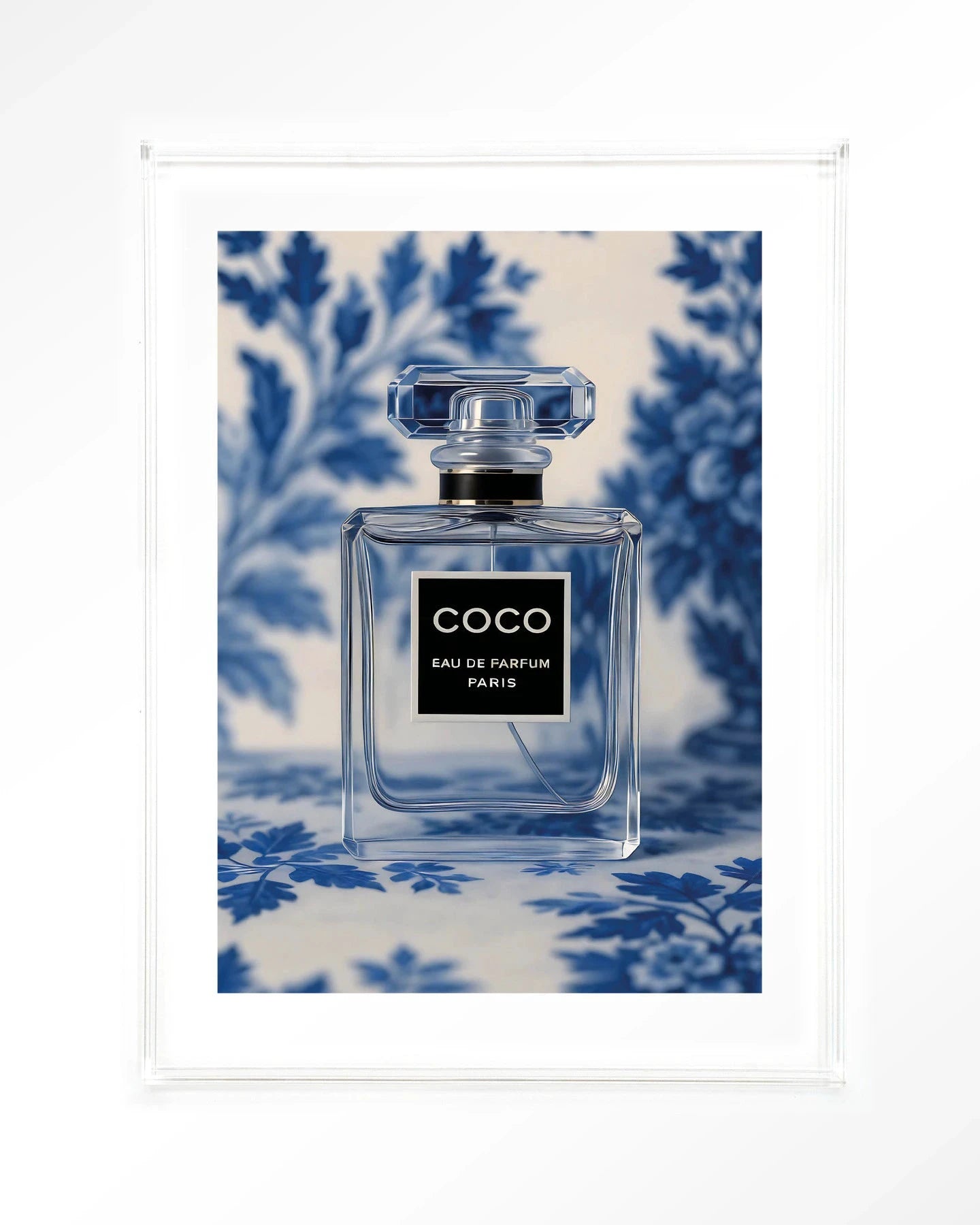 Bleu Scent - Moderne Wanddecoratie | Artprint, Glass Art, Wandkleed by Urban Cotton