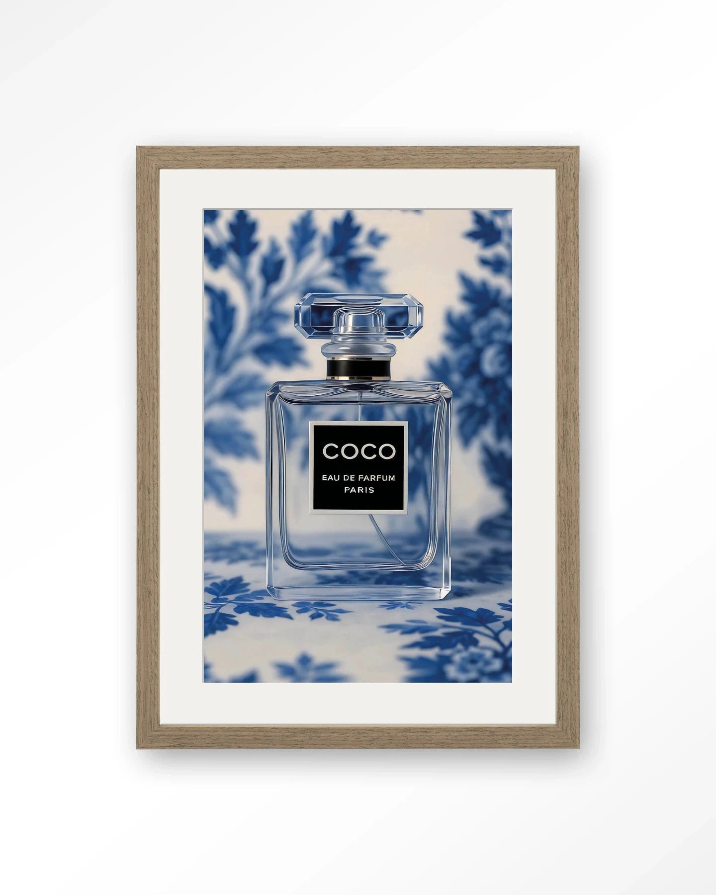 Bleu Scent - Moderne Wanddecoratie | Artprint, Glass Art, Wandkleed by Urban Cotton