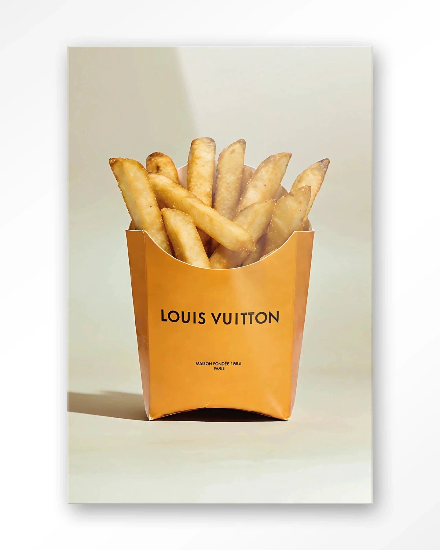 LV Fries - Moderne Wanddecoratie | Artprint, Glass Art, Wandkleed by Urban Cotton