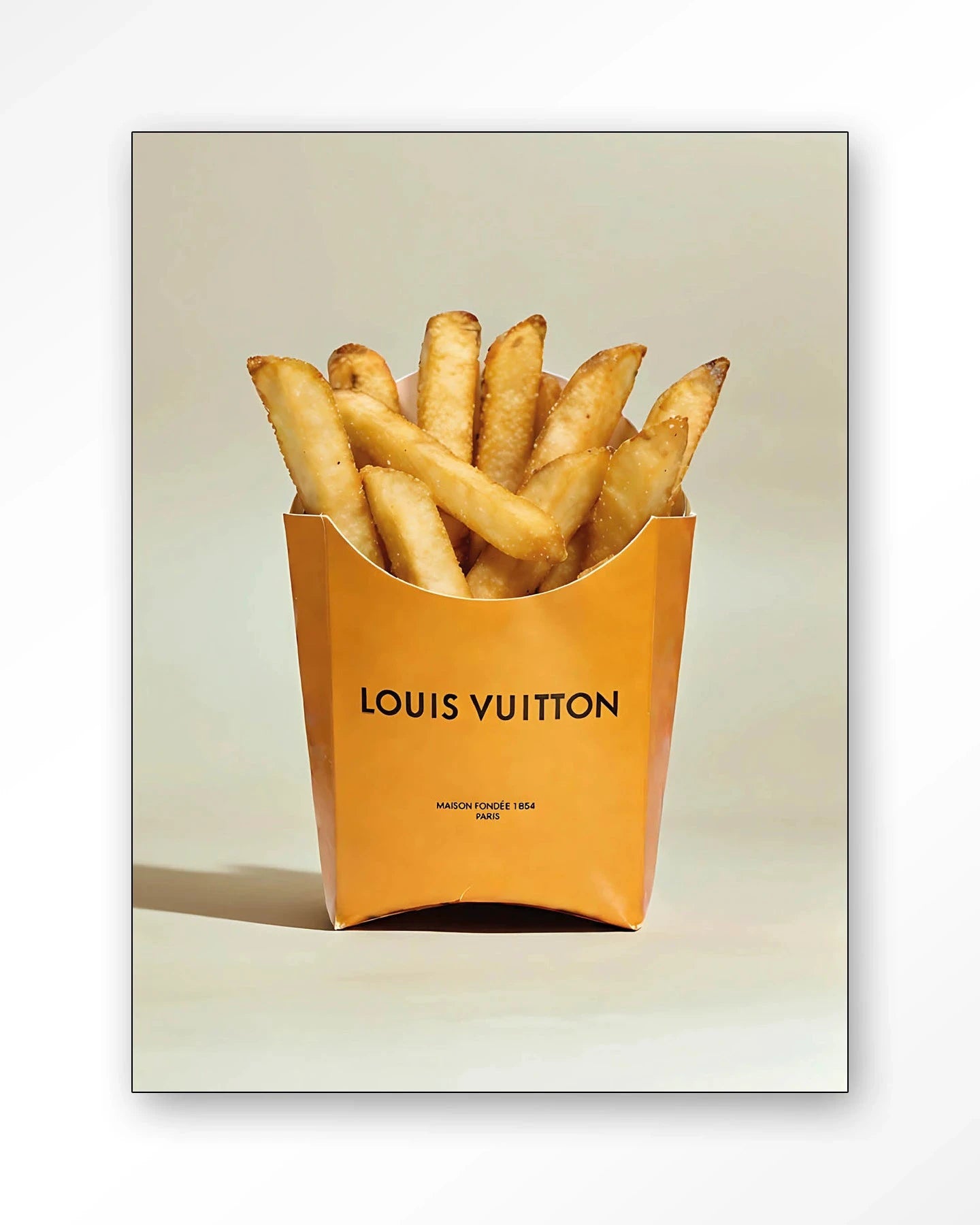 LV Fries - Moderne Wanddecoratie | Artprint, Glass Art, Wandkleed by Urban Cotton
