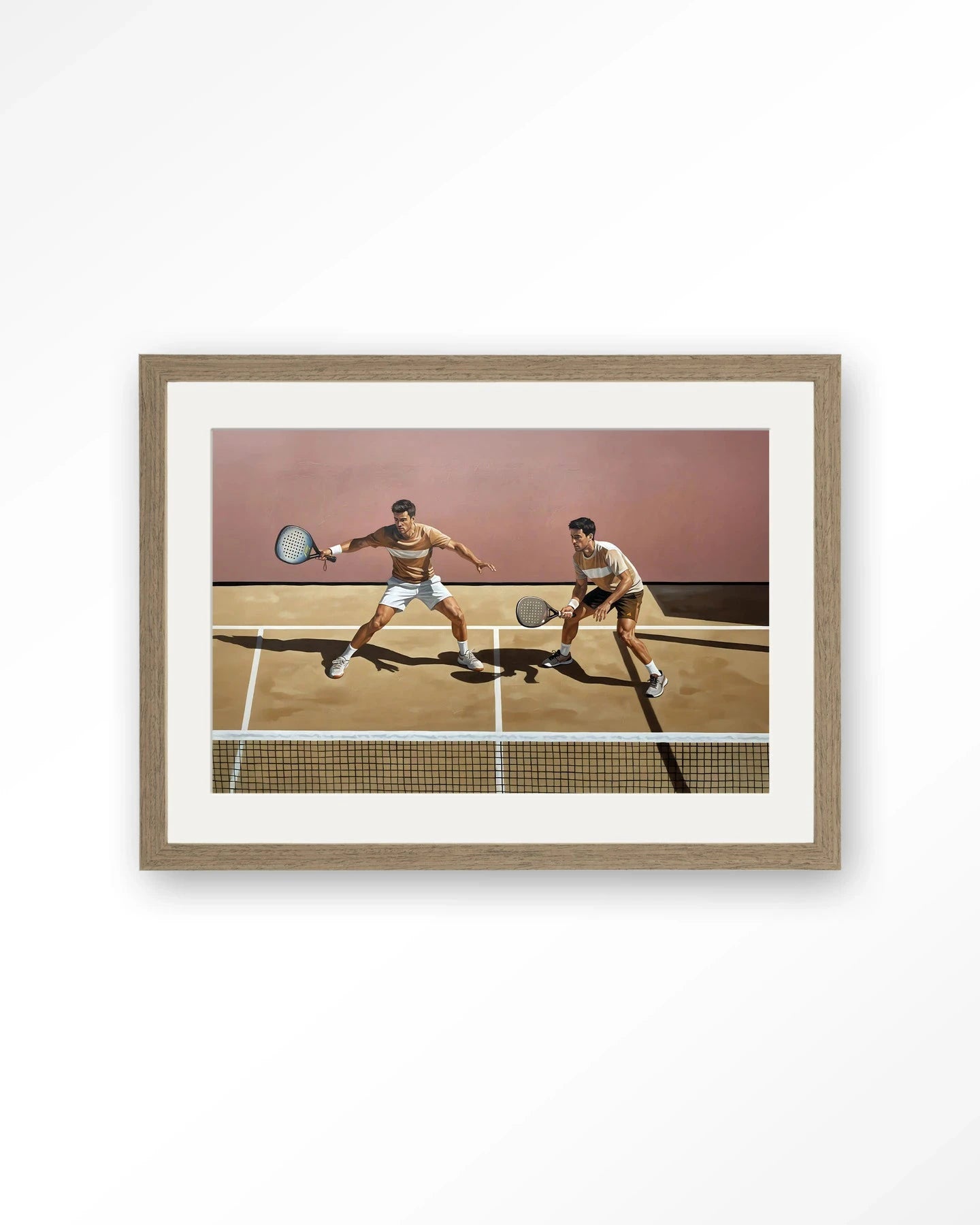 Padel Court - Moderne Wanddecoratie | Artprint, Glass Art, Wandkleed by Urban Cotton