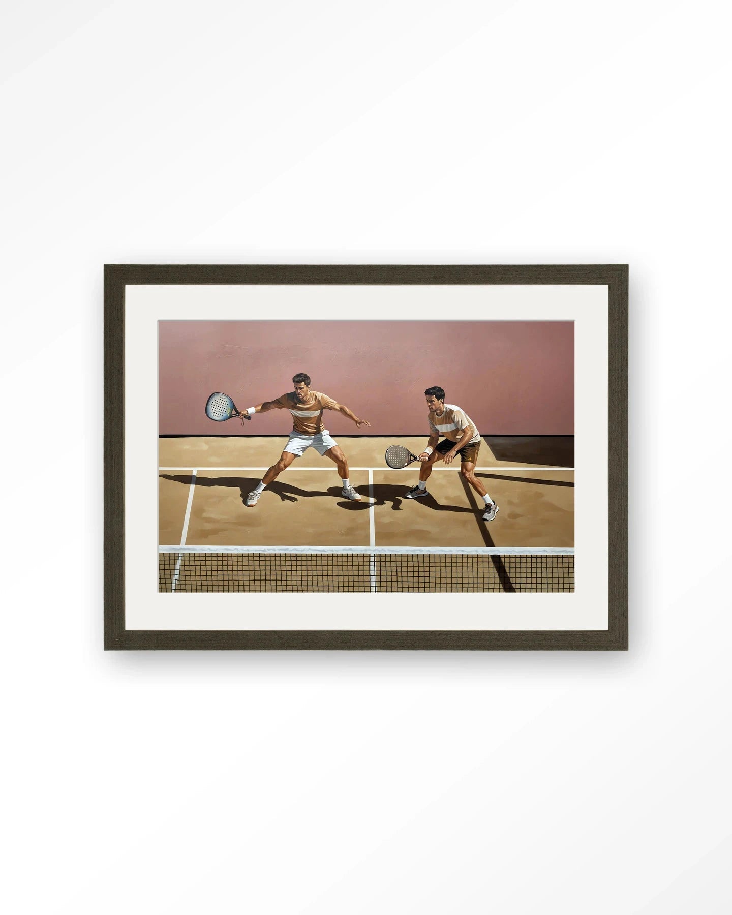 Padel Court - Moderne Wanddecoratie | Artprint, Glass Art, Wandkleed by Urban Cotton